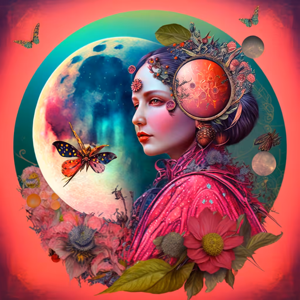 Pink Moon V 1