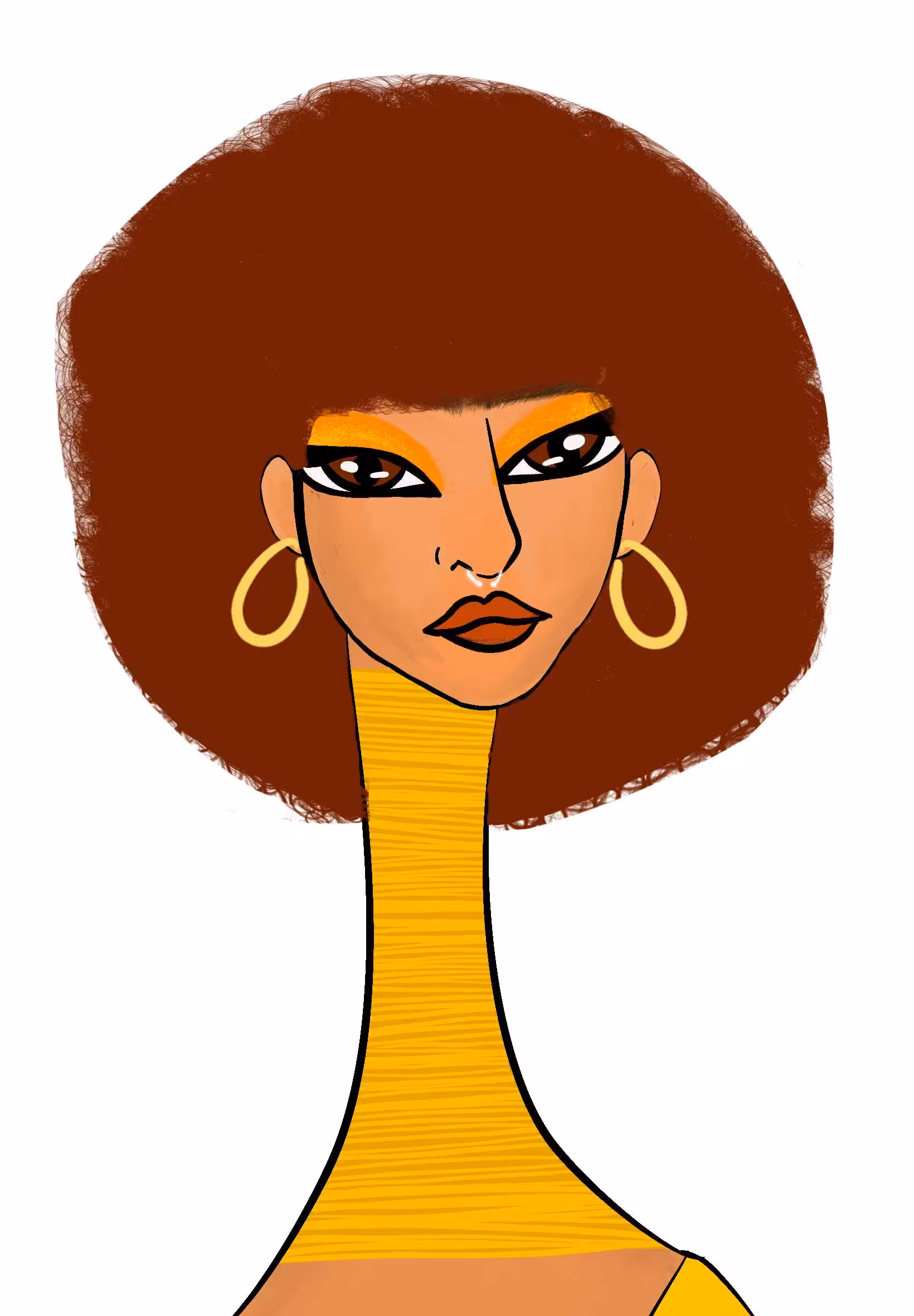 Long Neckie Ladies: Long Neckie Lady #2776