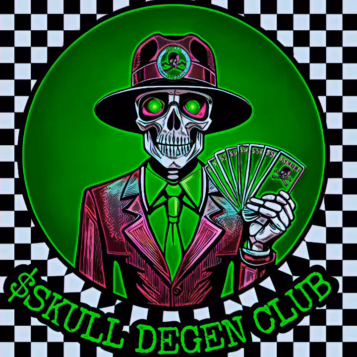 Animation of art Skull Degen Club 