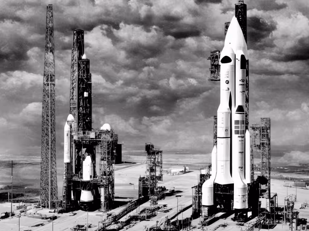Space Race Landscape #C1955