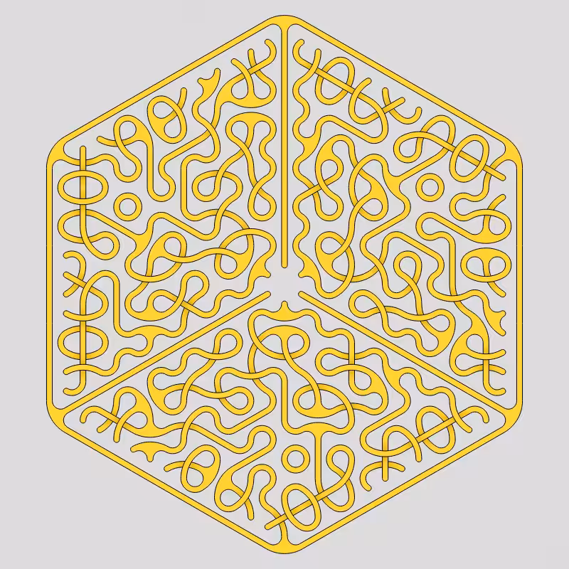 Truchet Threefold Symmetry #77
