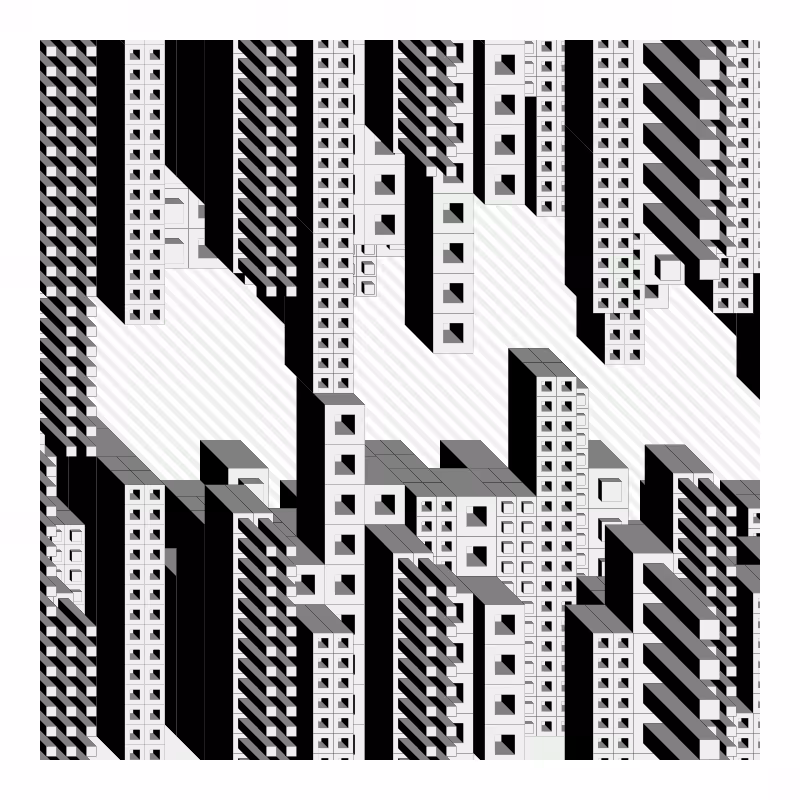 Cube City - Upside Down #28