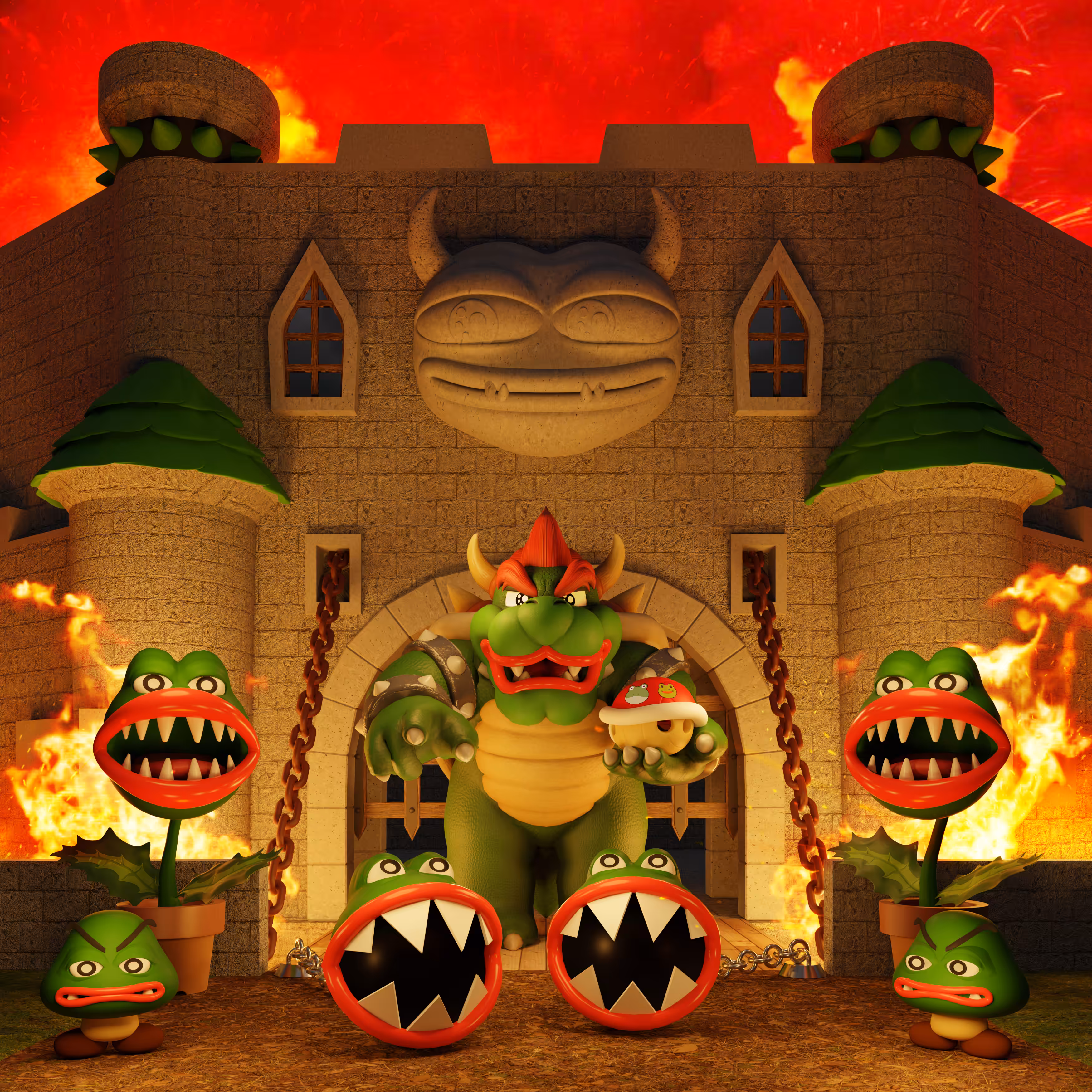 Bowser Pepe 🐢🐸🔥