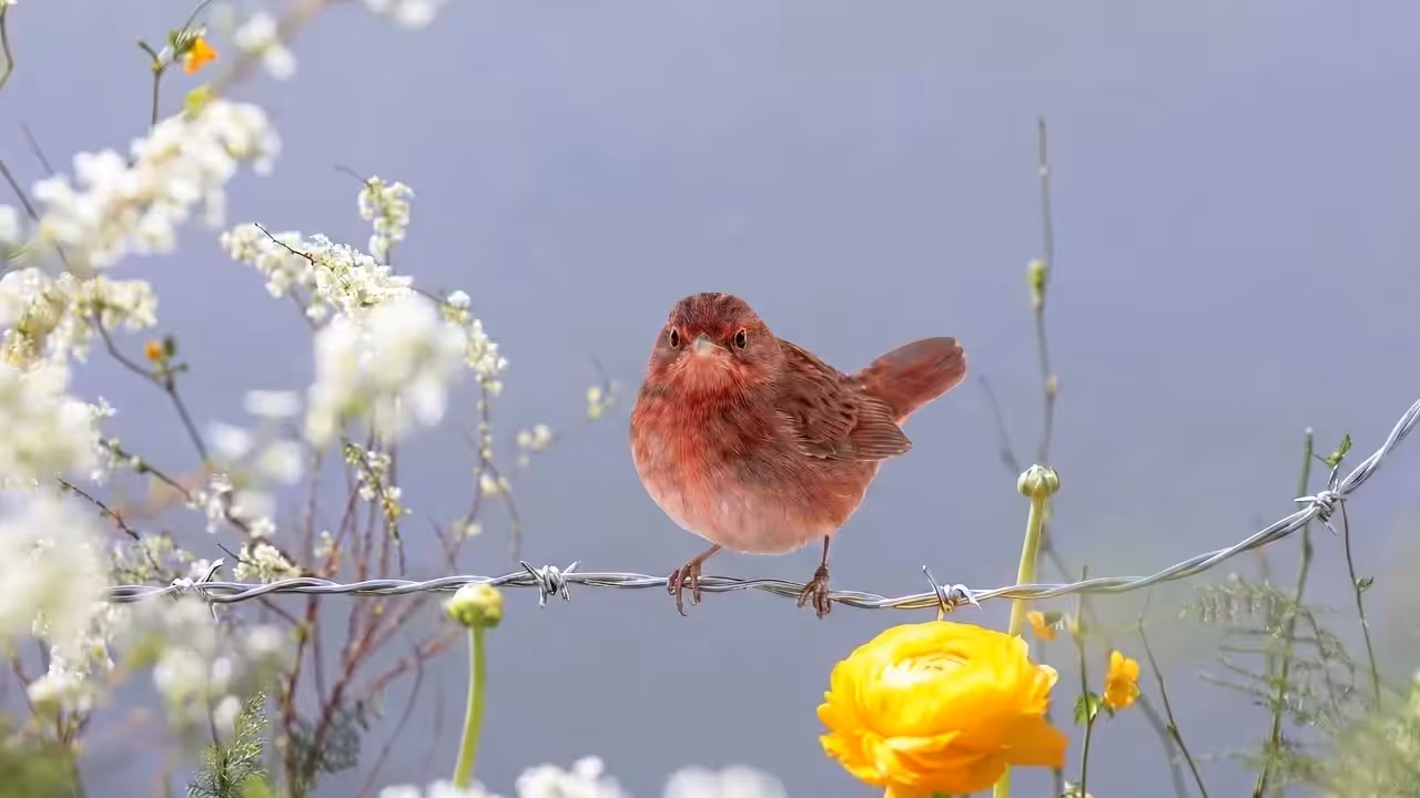 Birds Observations: Rose, Where Water Meets Sun