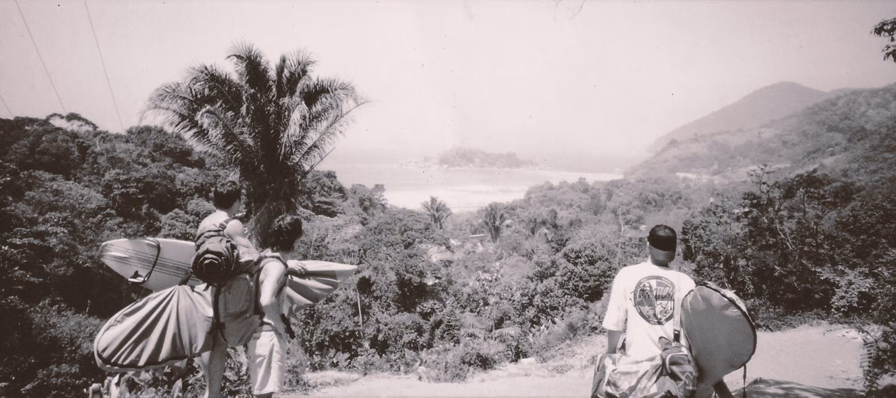 Arriving at Brava beach