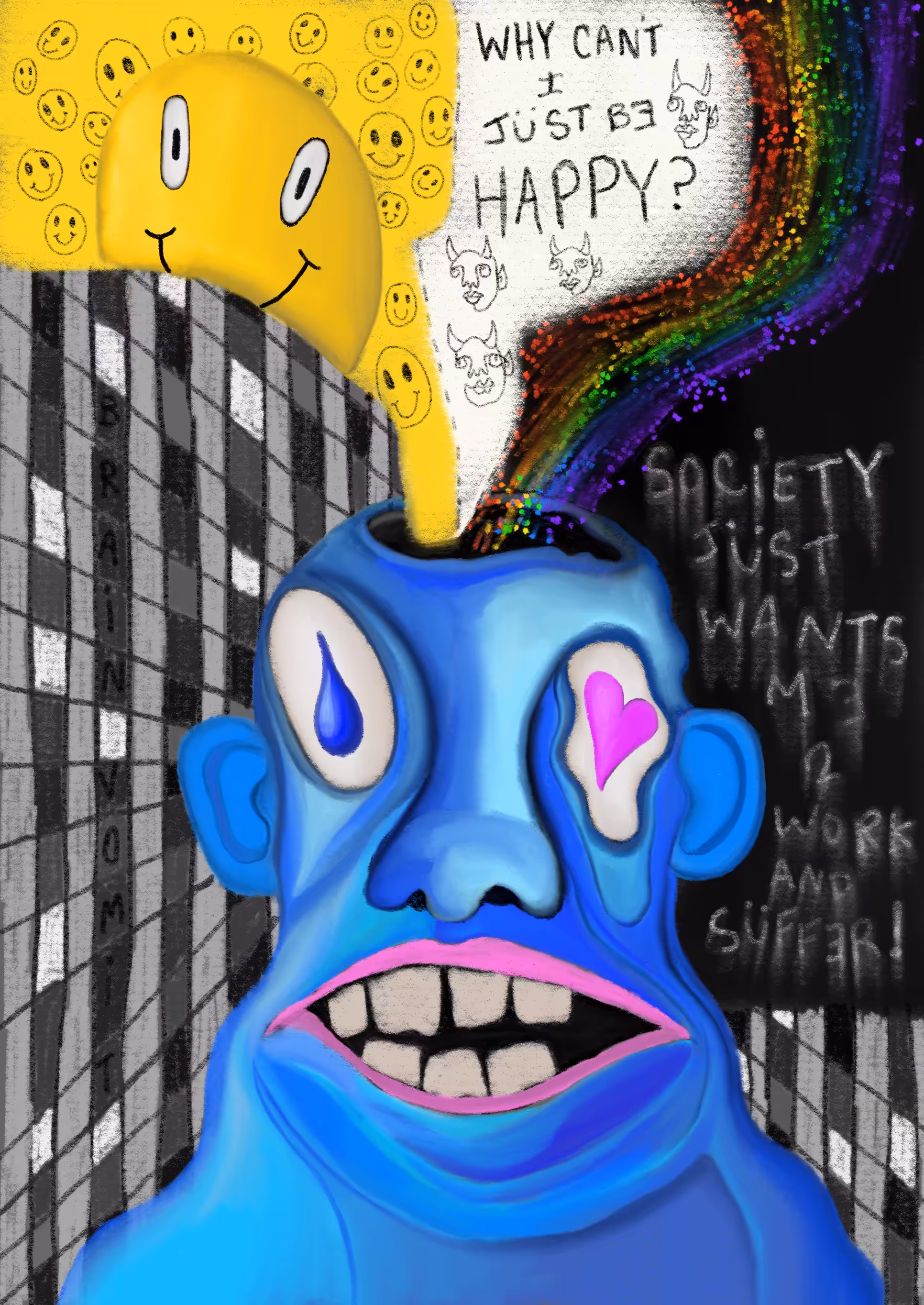 WHY CANT i JÜST BE HAPPY? By Steven Rea