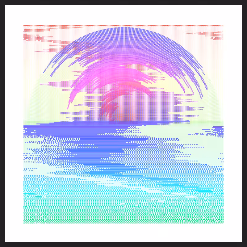 Glitch Acuarela #27