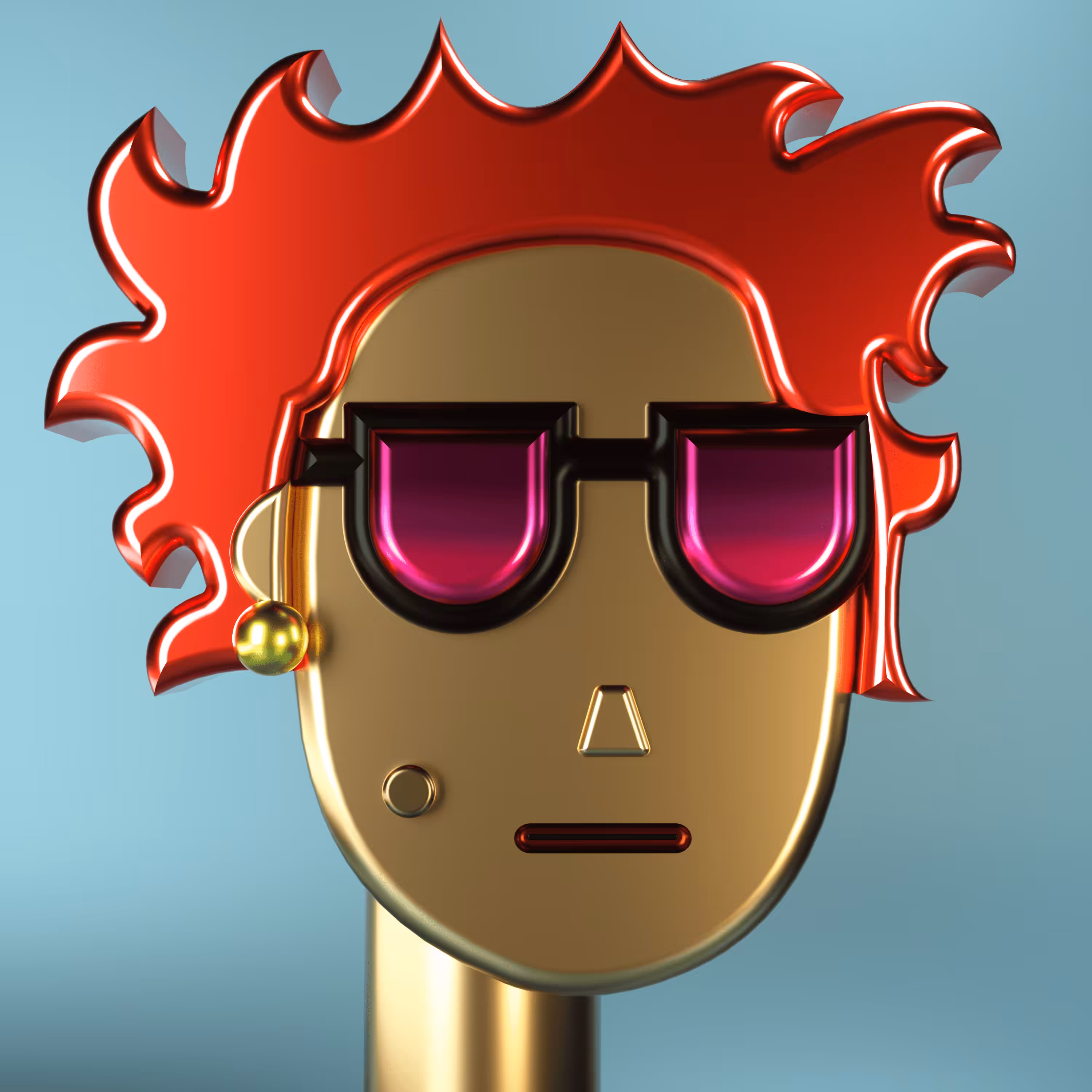 3D Chrome Punk #0795