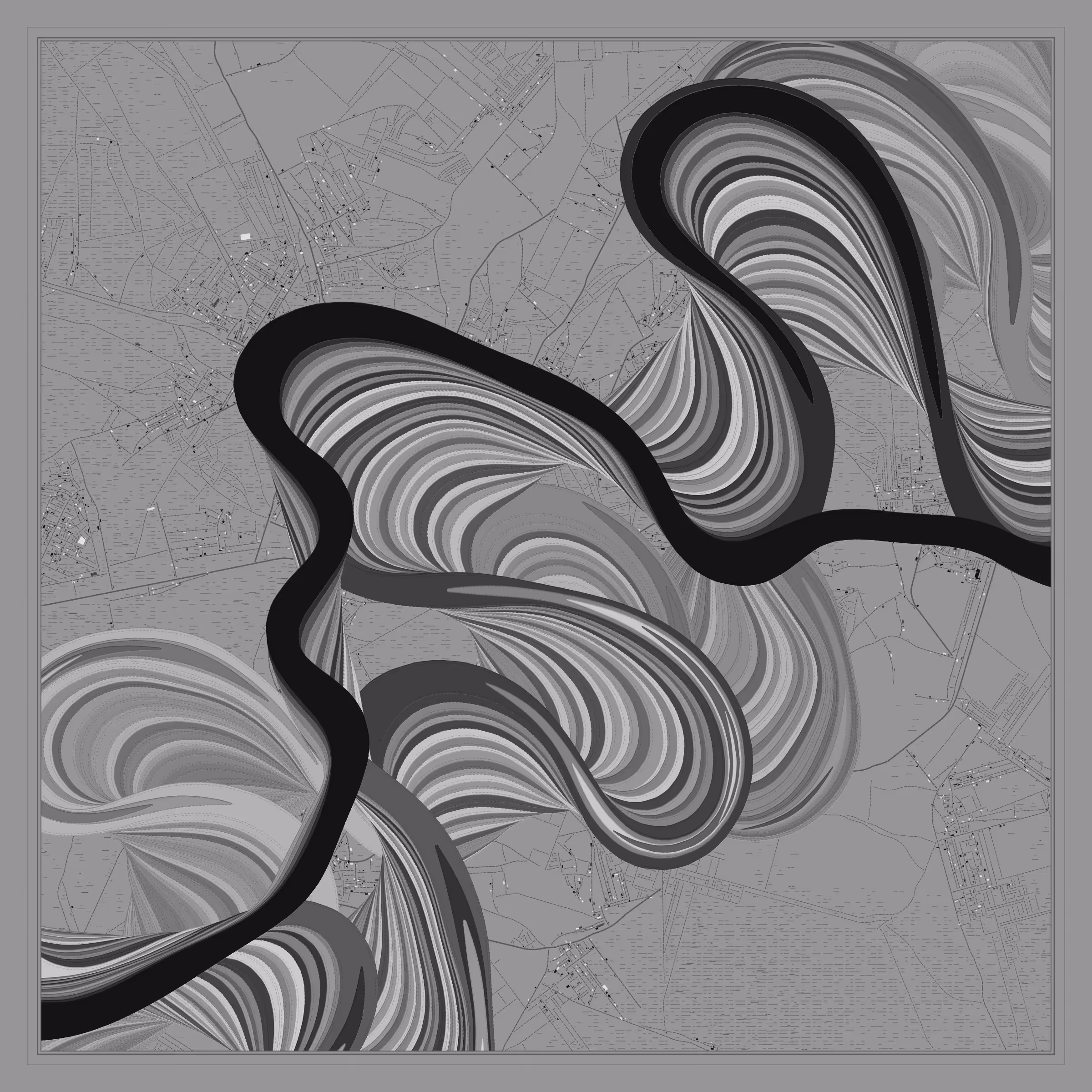 Ancient Courses of Fictional Rivers #785