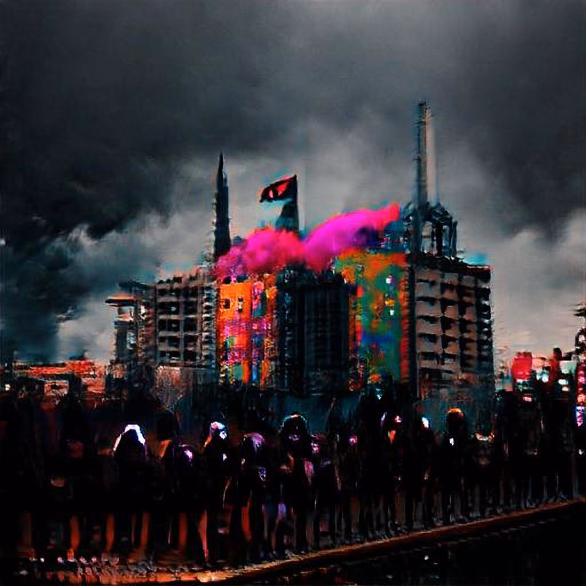 "Make a dark future more colorful" by  BakaArts - Artificial Dream - text2image by RandomLikeU #12