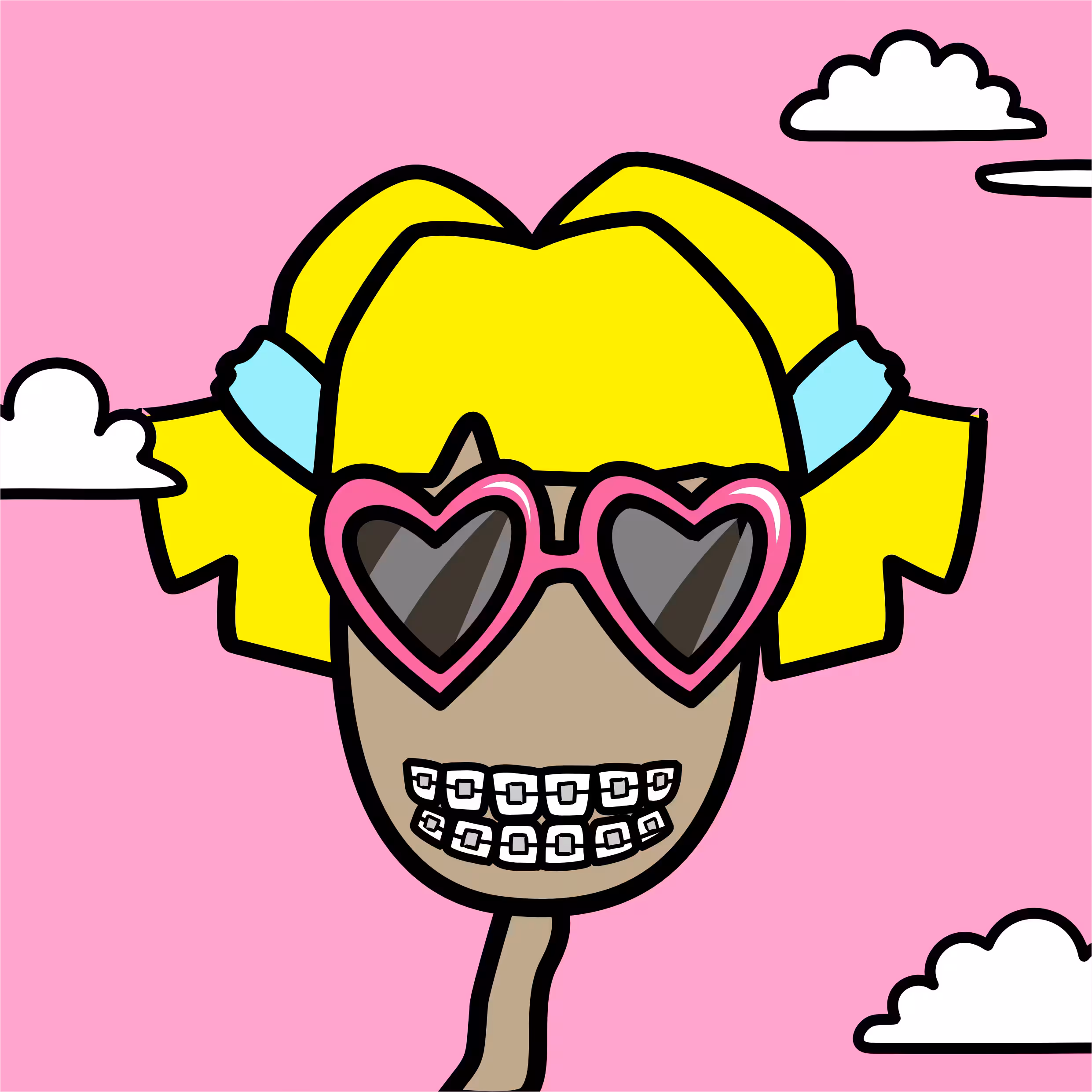 Braces girl