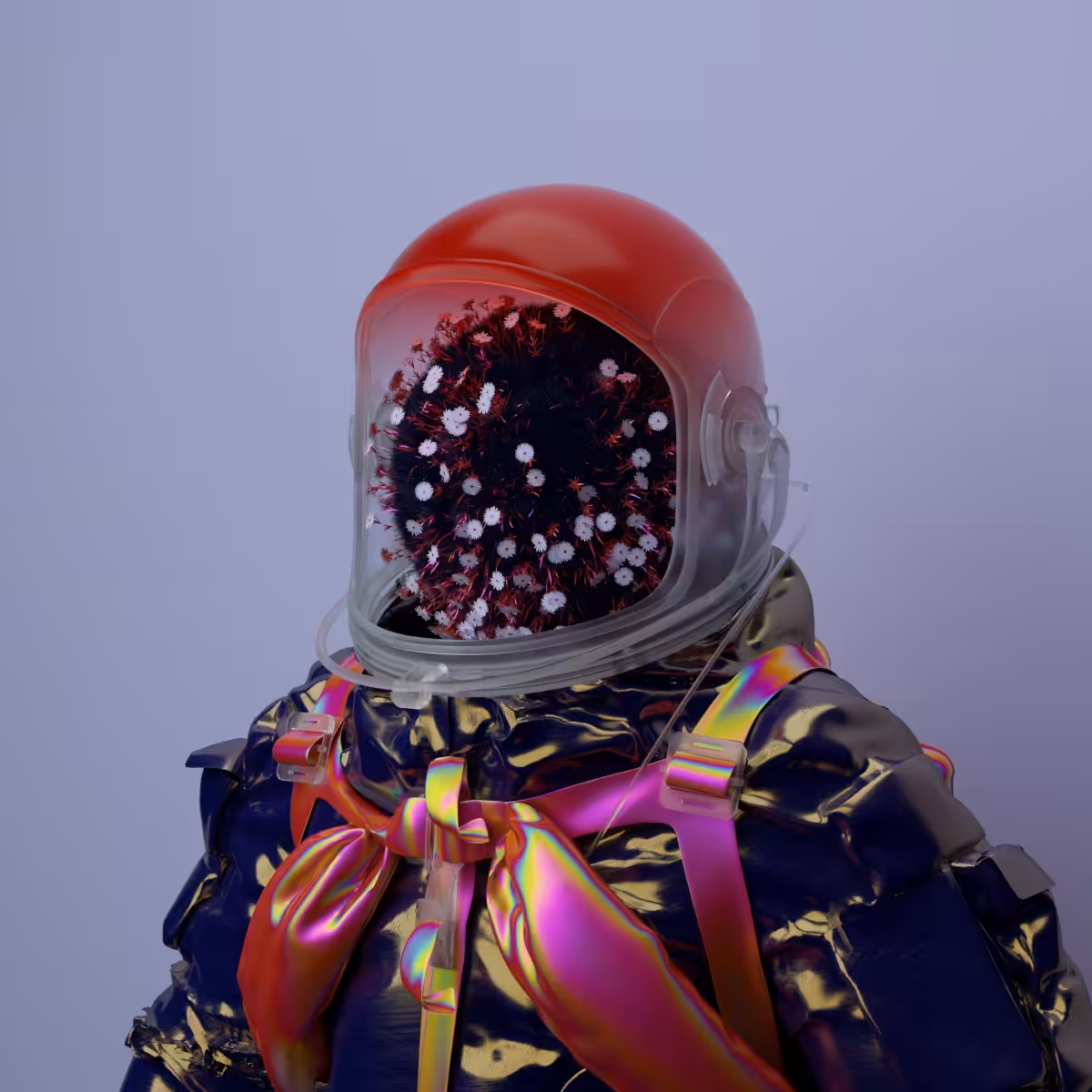 Portrait photograph from space man No.21
