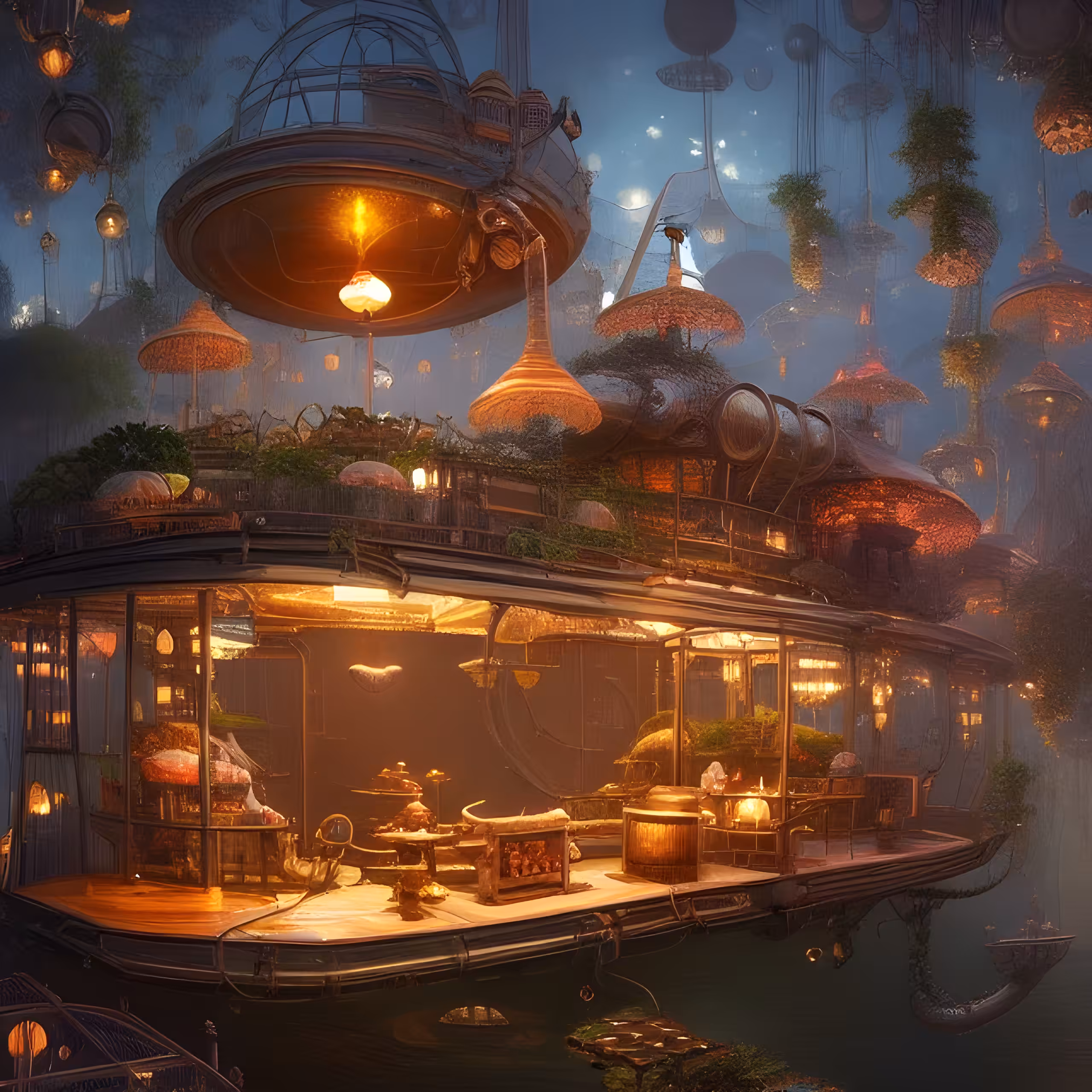 Floating NightCafe Lounge