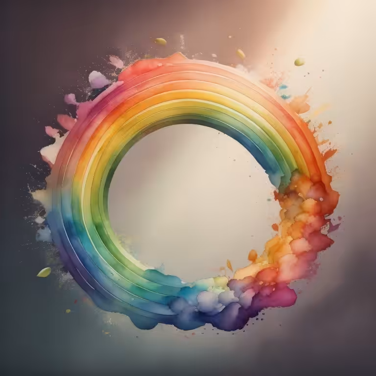 Rainbow of kindness