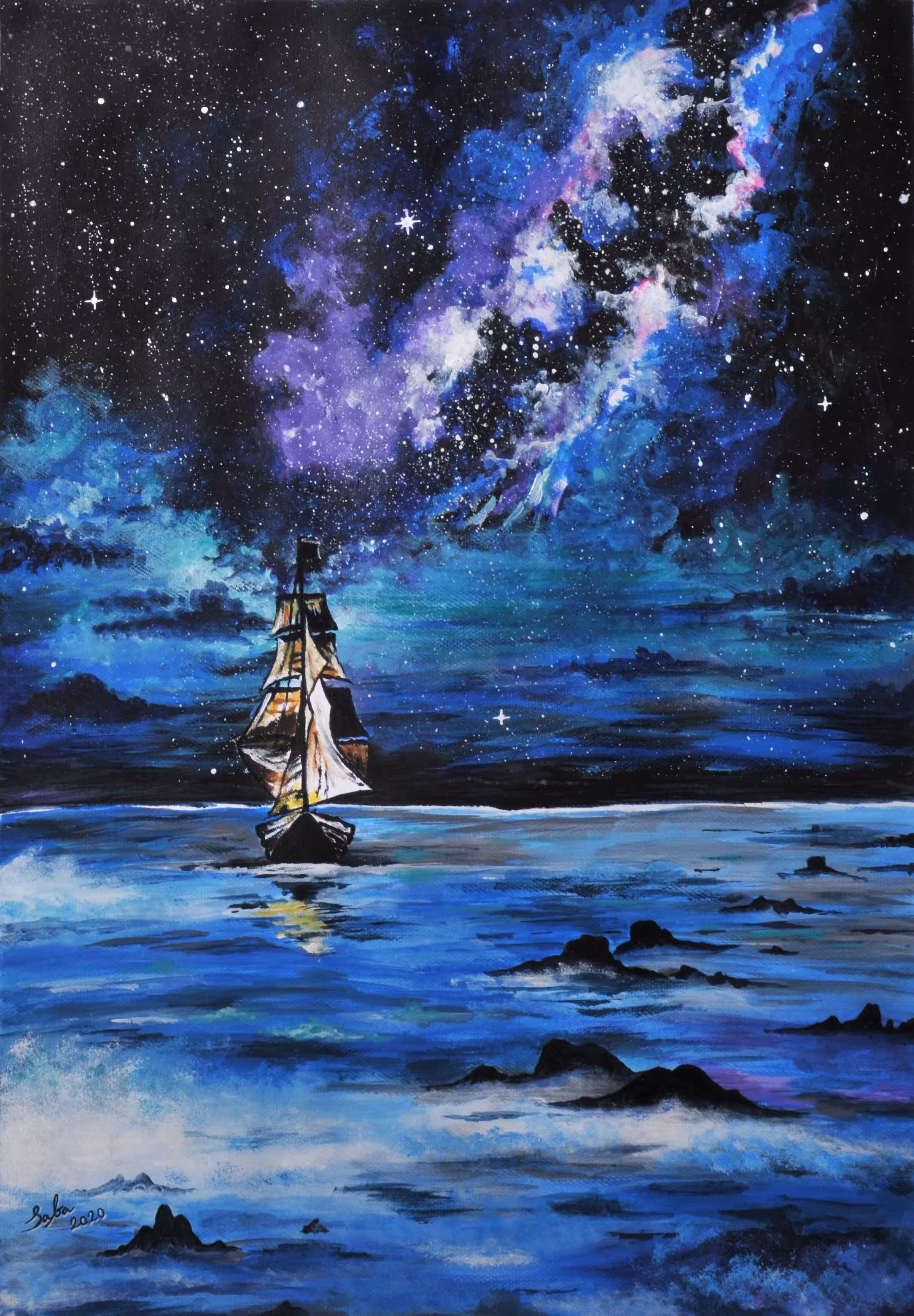 Alone in the ocean