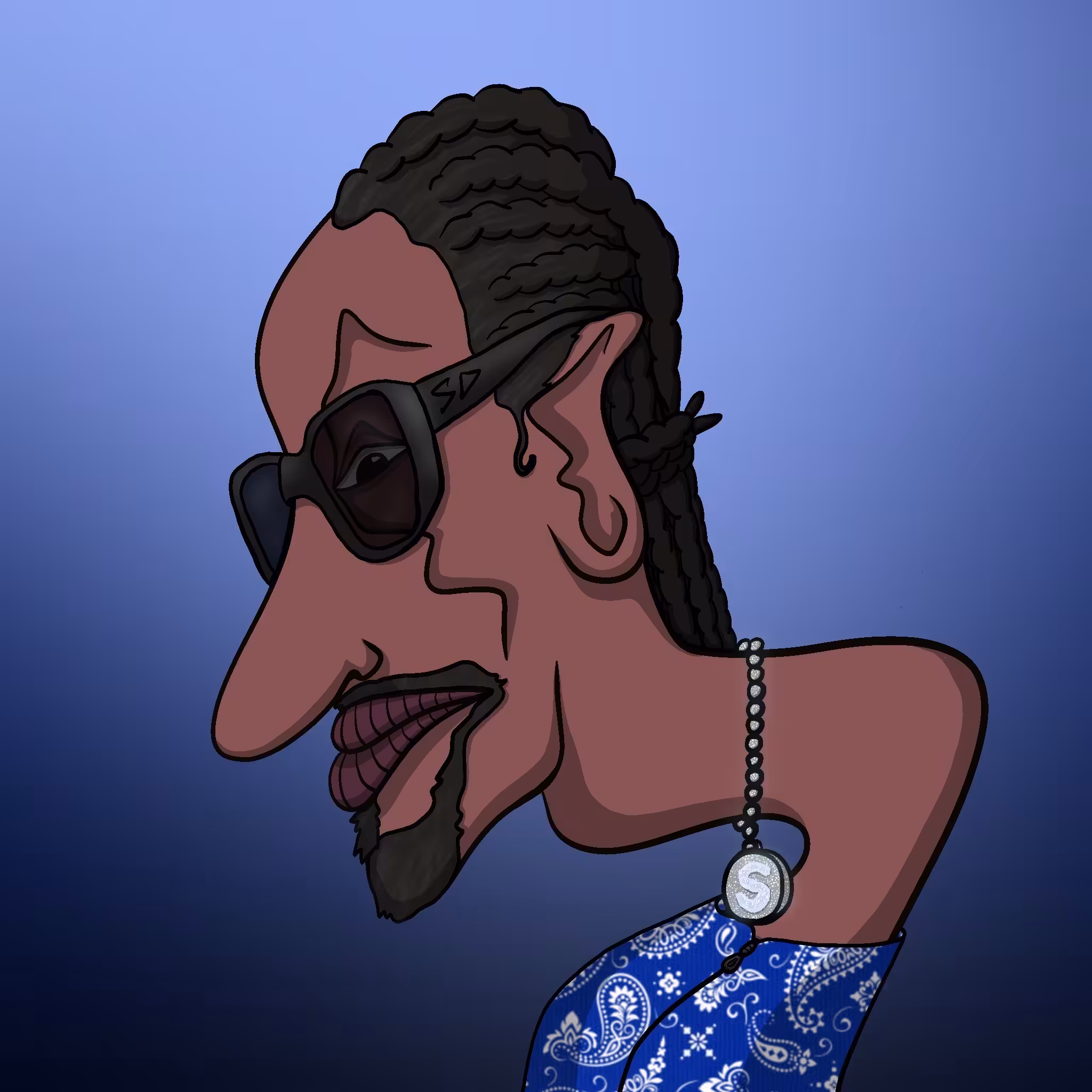FAWKFACES: #63 D O Double G Face 