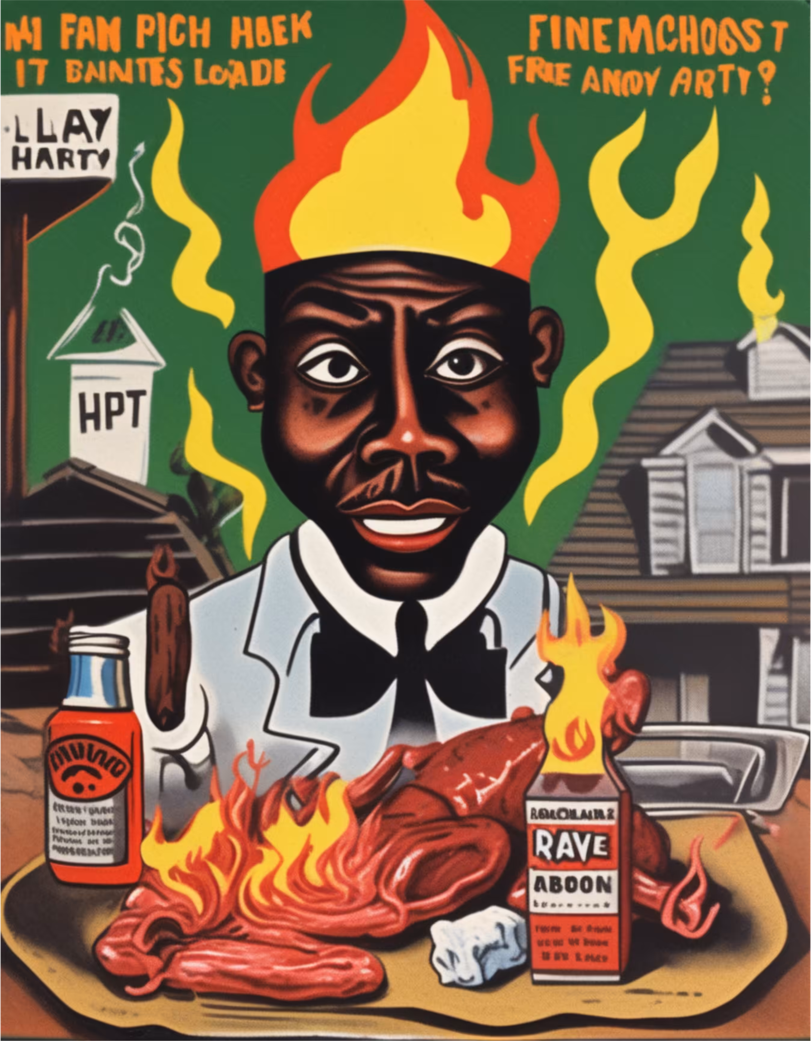 1990s HOT LOBSTER POSTER 