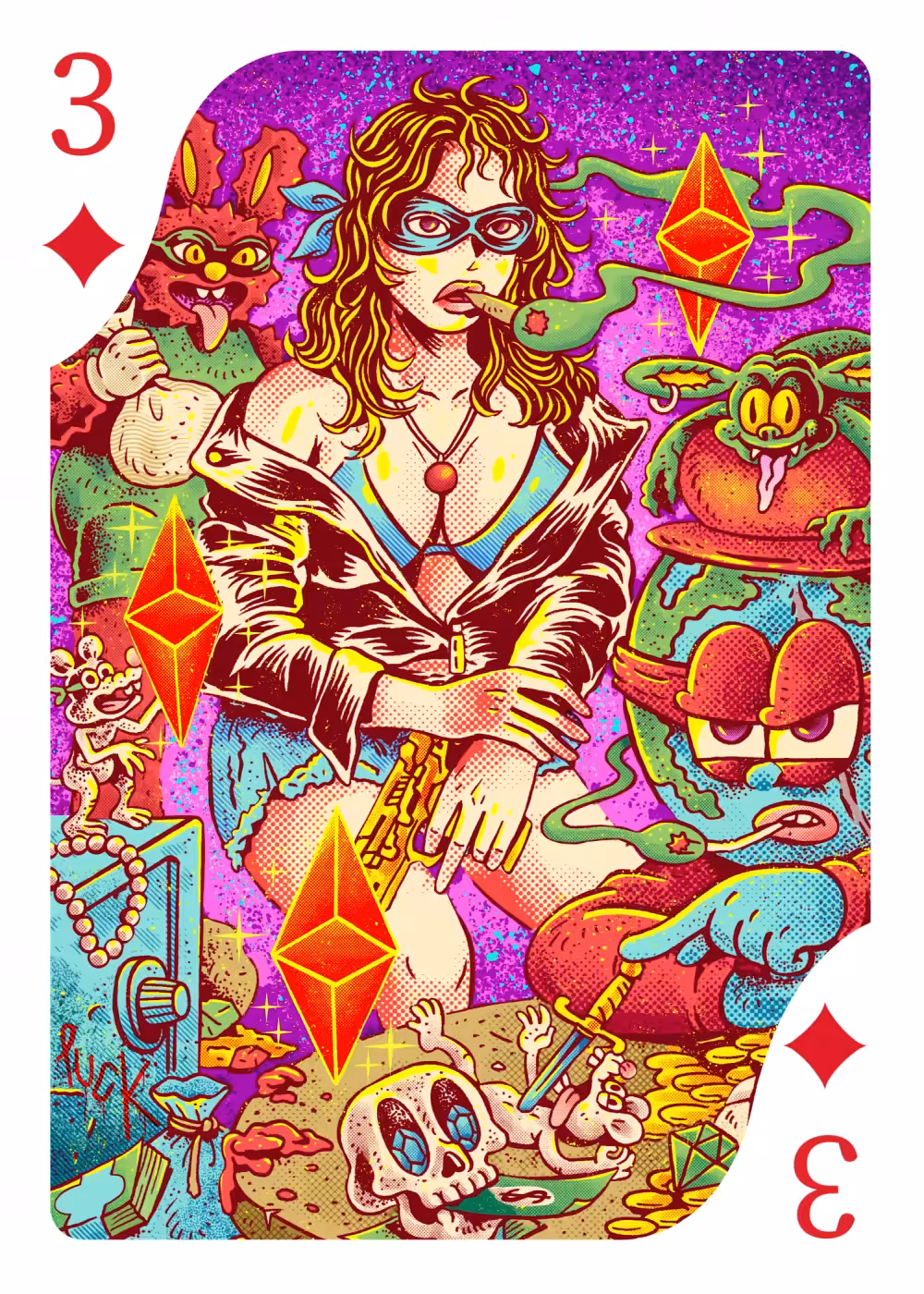 3 of Diamonds ♦ Three Thieves