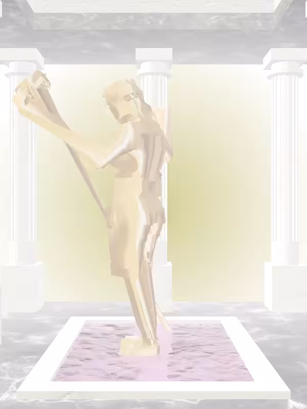 HeavenComputer: The Robotic Real Gold Woman #6285