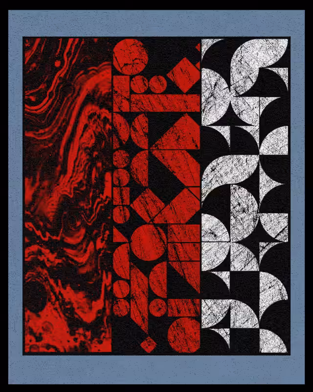 pattern art #red #44