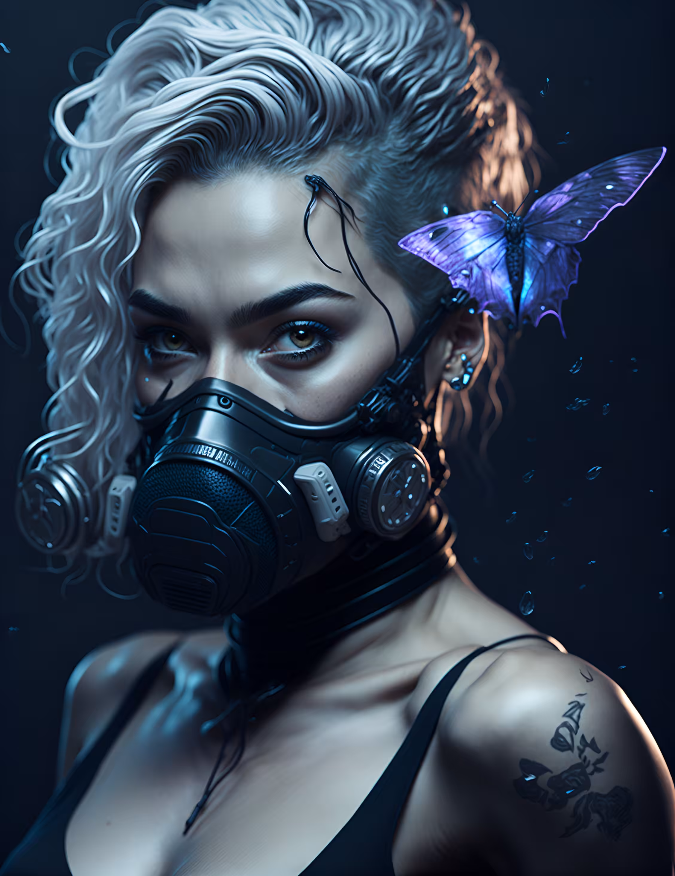 BUTTERFLY AND MASK #13