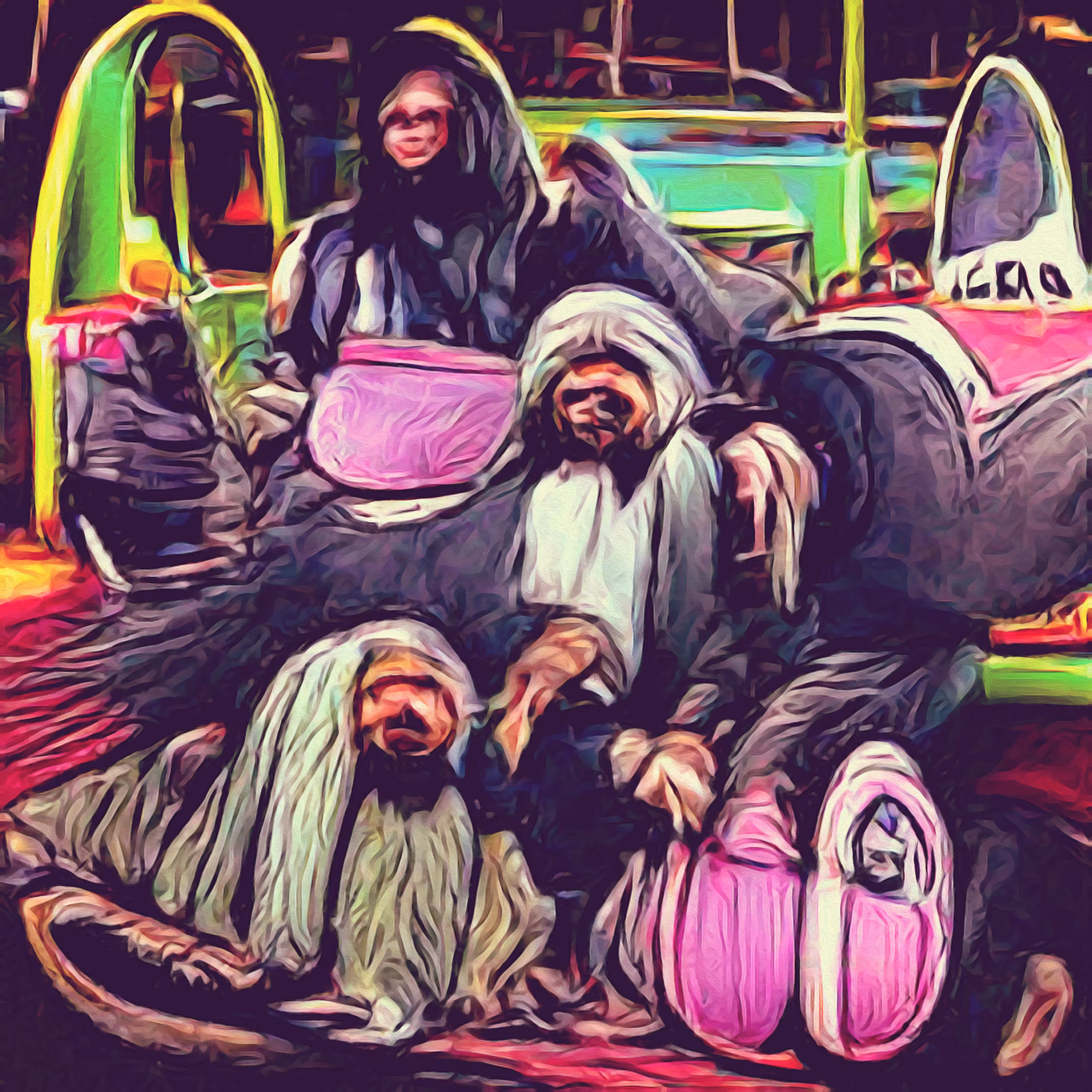 Talibans on bumper cars #3