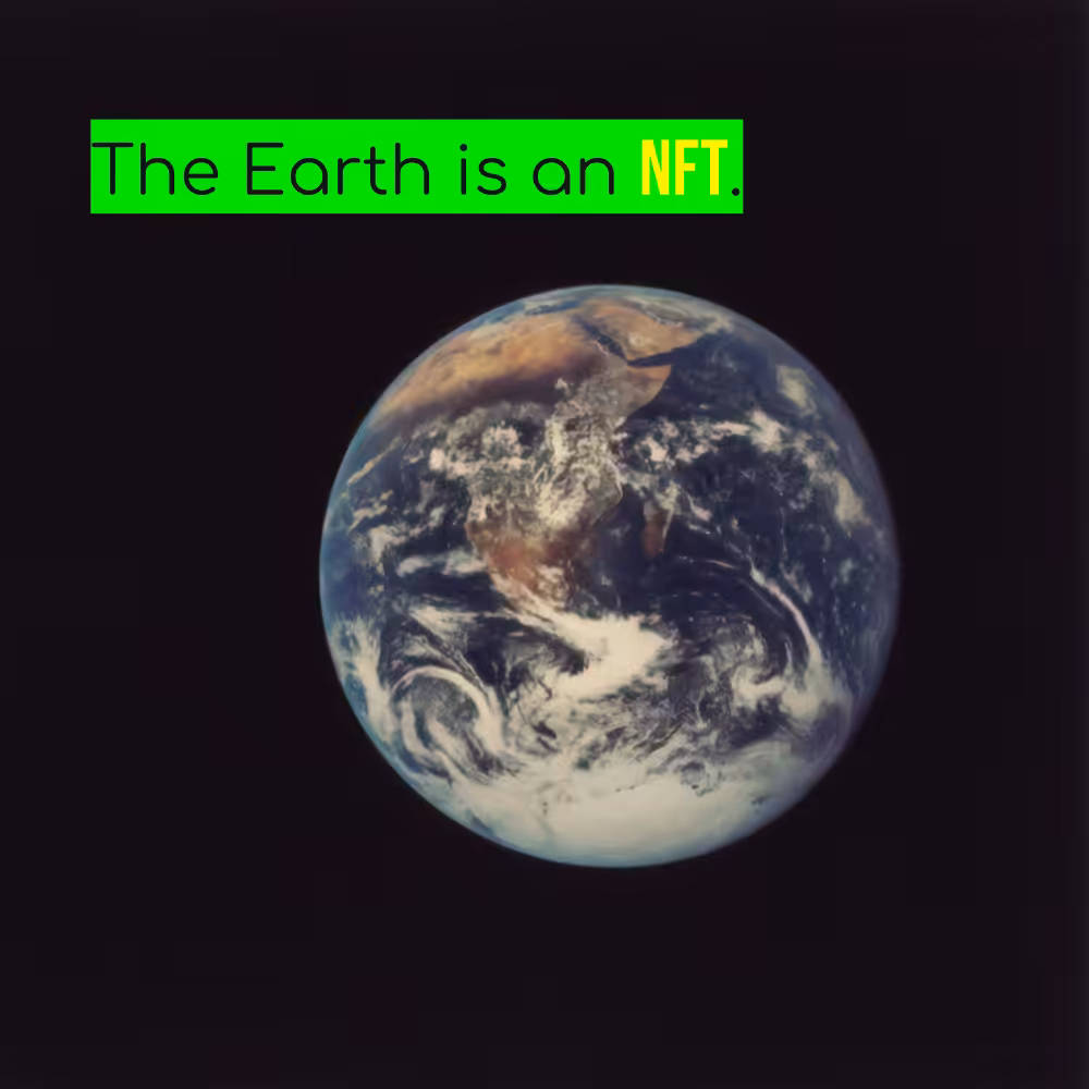 Earth is an NFT #1