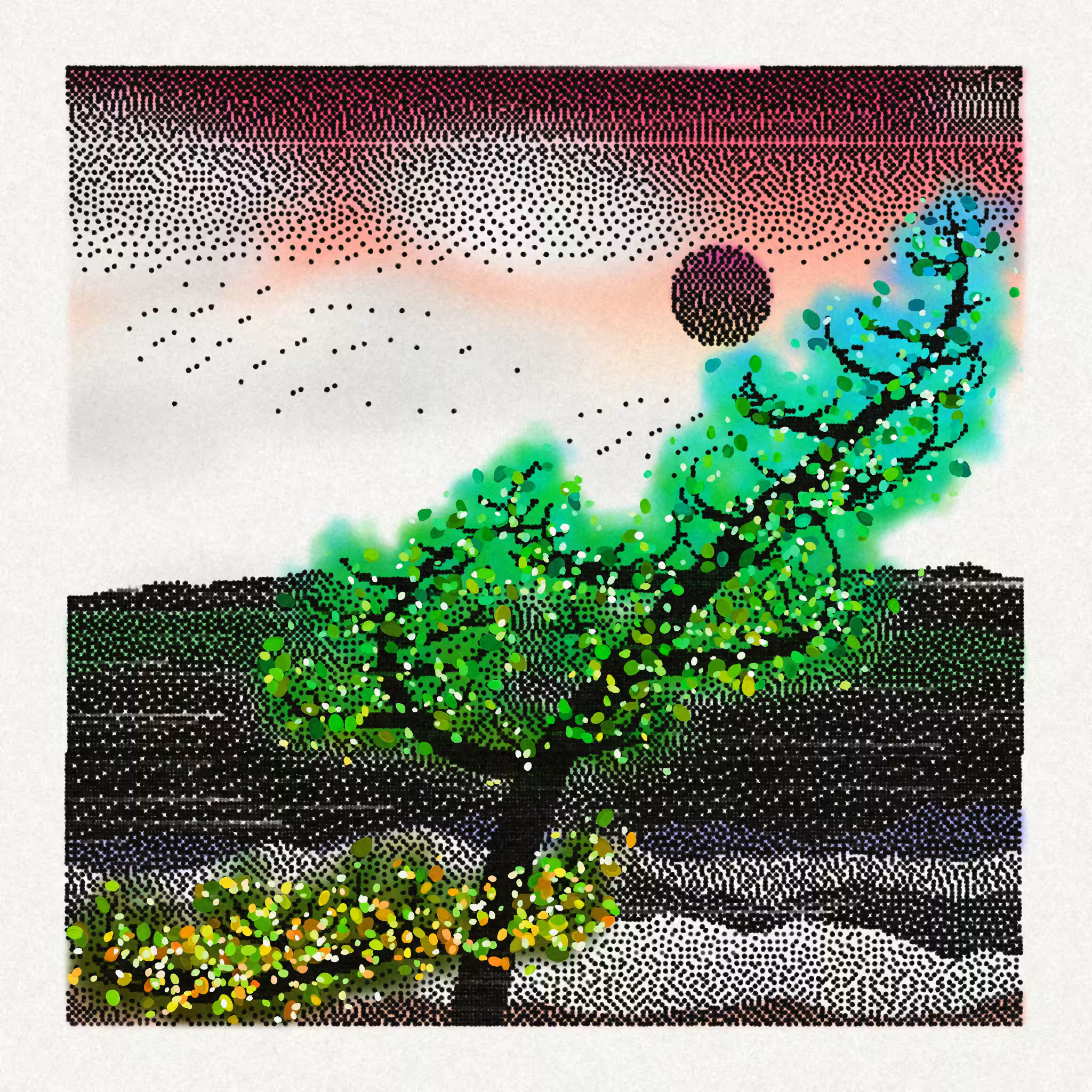 Dithered Branches #200
