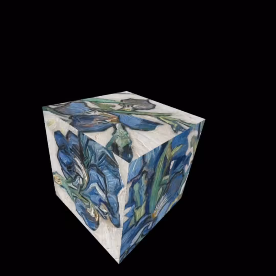 Cube: Irises Cube
