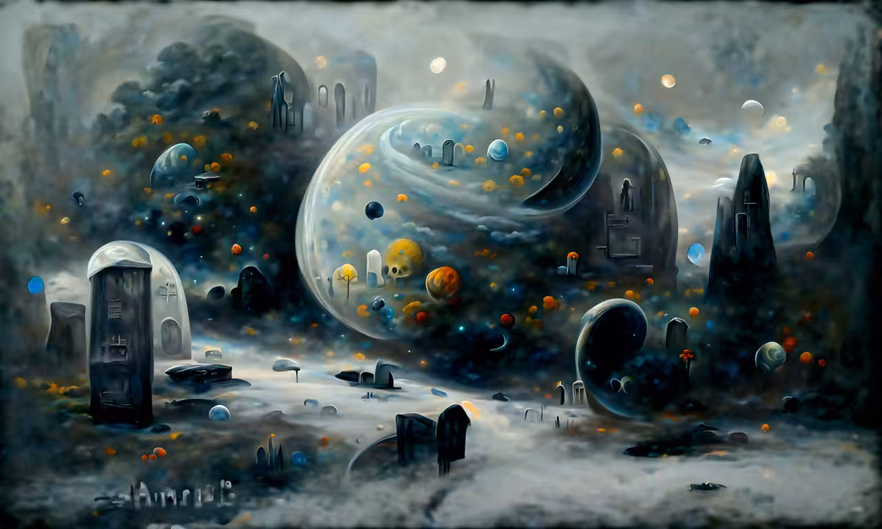  the cemetery of the planets