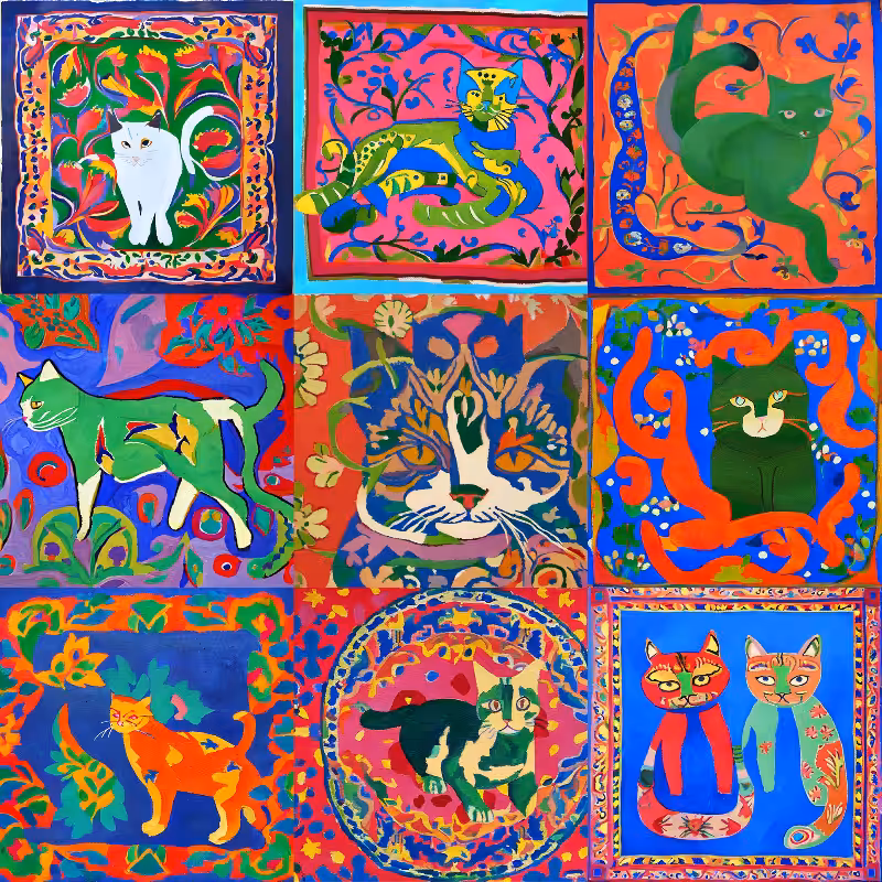 99 Patchworks of 9 Lives #27