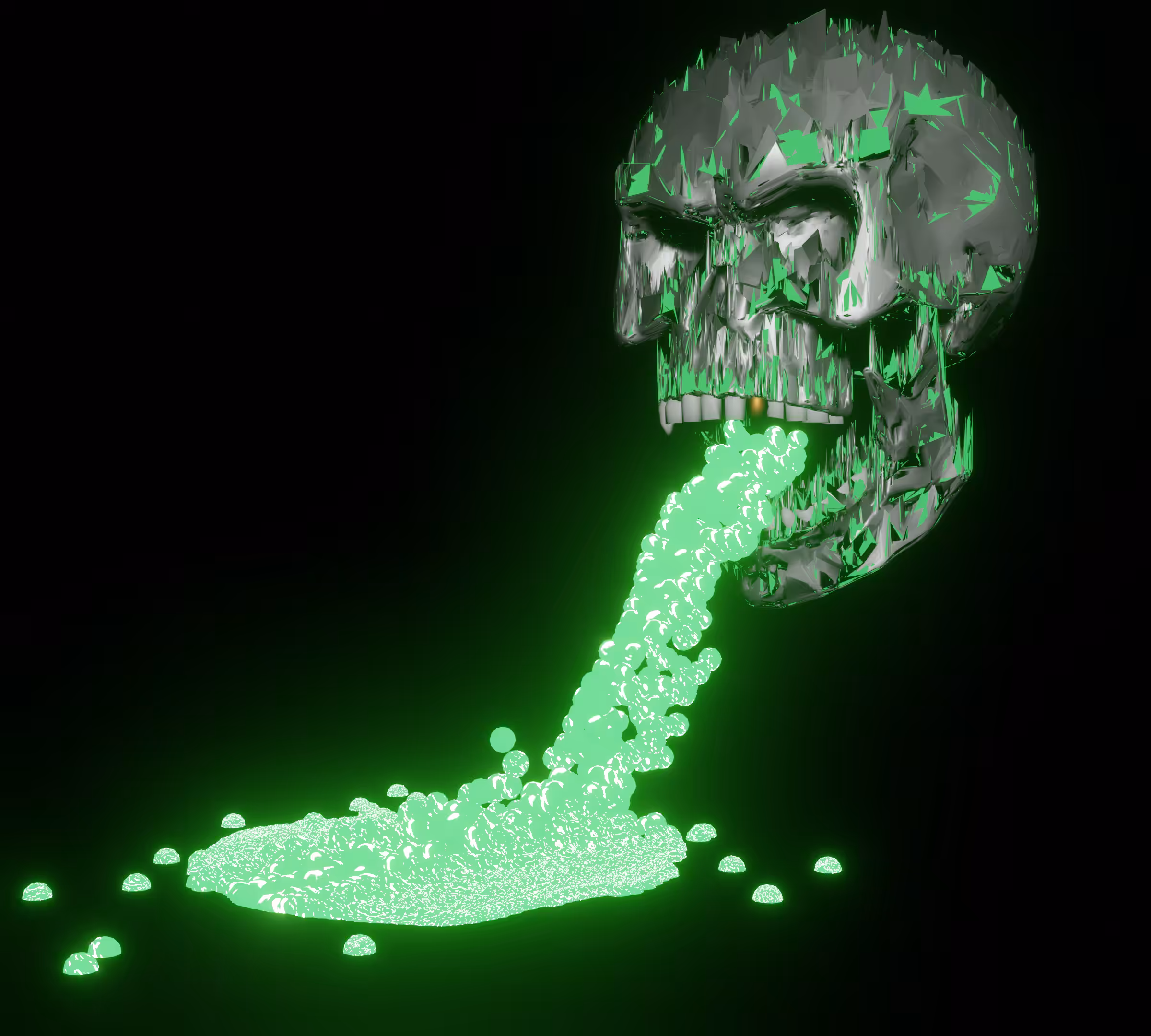 skeleTrixie GLTCH GREE sTIL