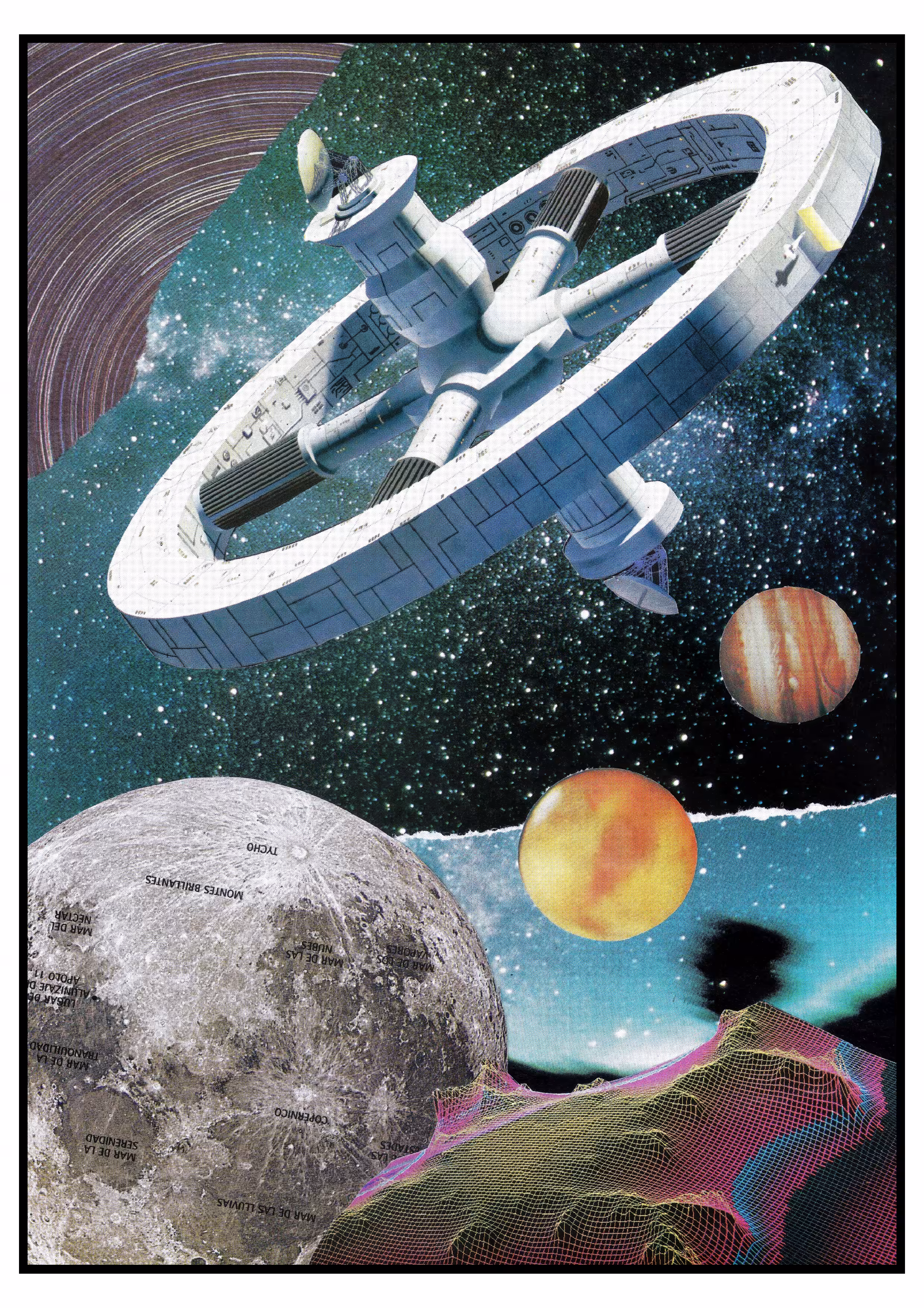 FANTASTIC LIFE COLLAGE: Spaceship