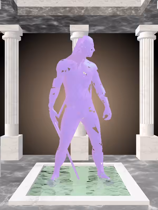 The Shooter Bright Purple Man #1163