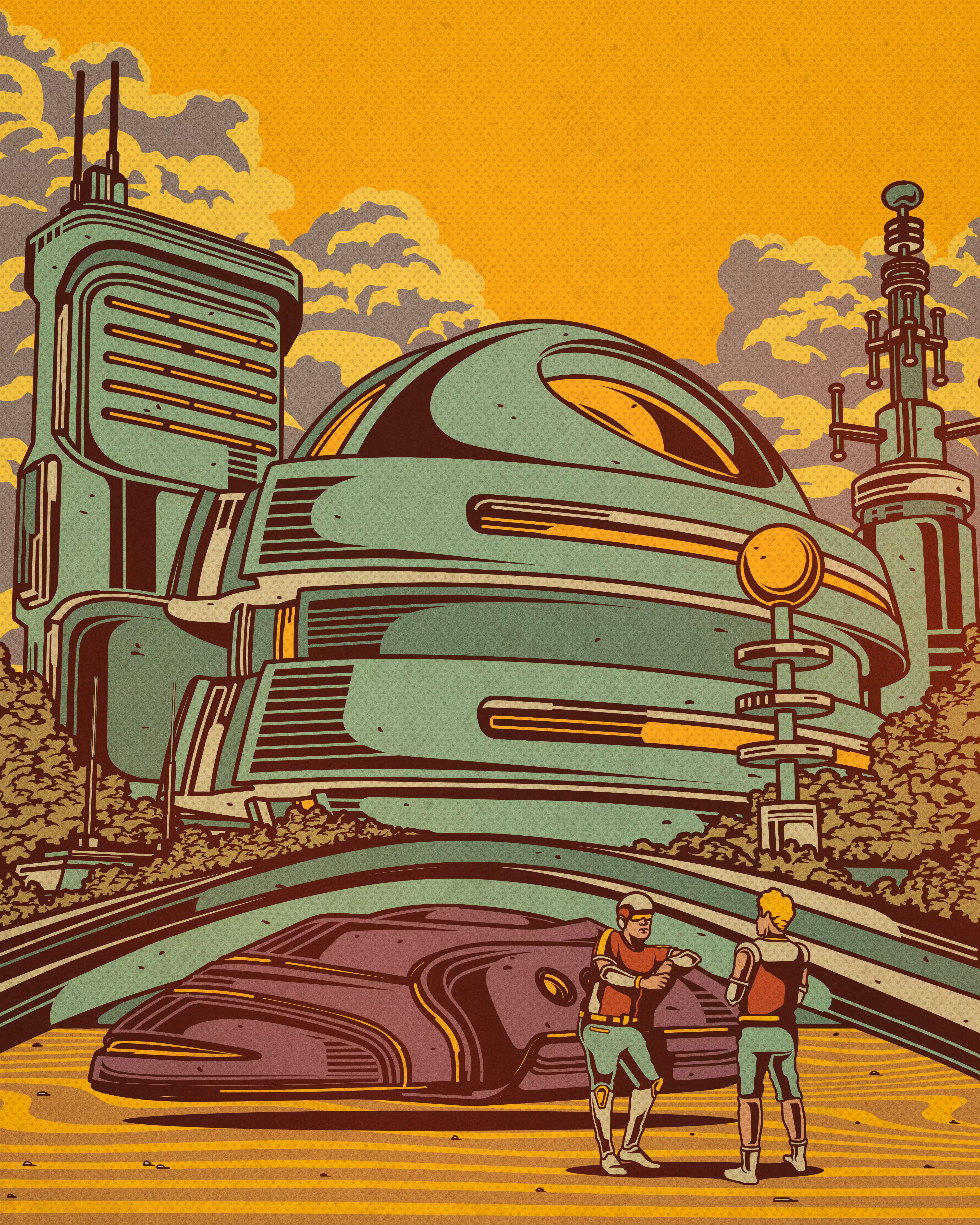 The Mechanical Gardens: Atomic Glow Way