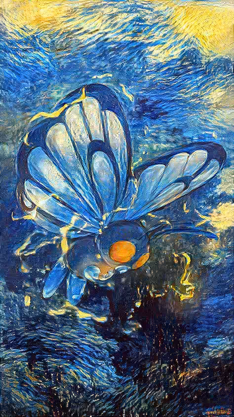 Bored Starry Night Pokemon Club: Butterfree 