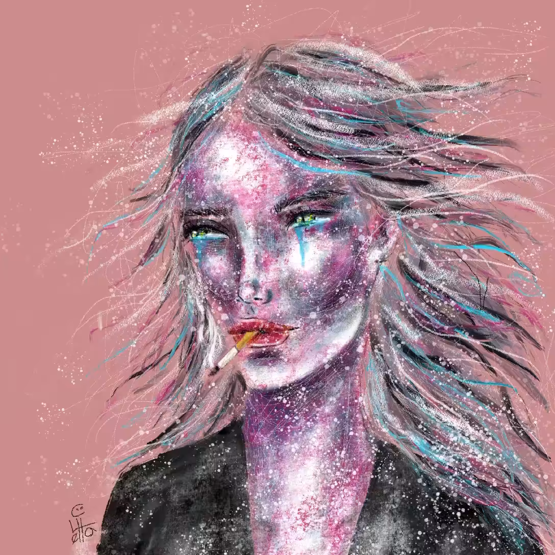 Midnight cigarette