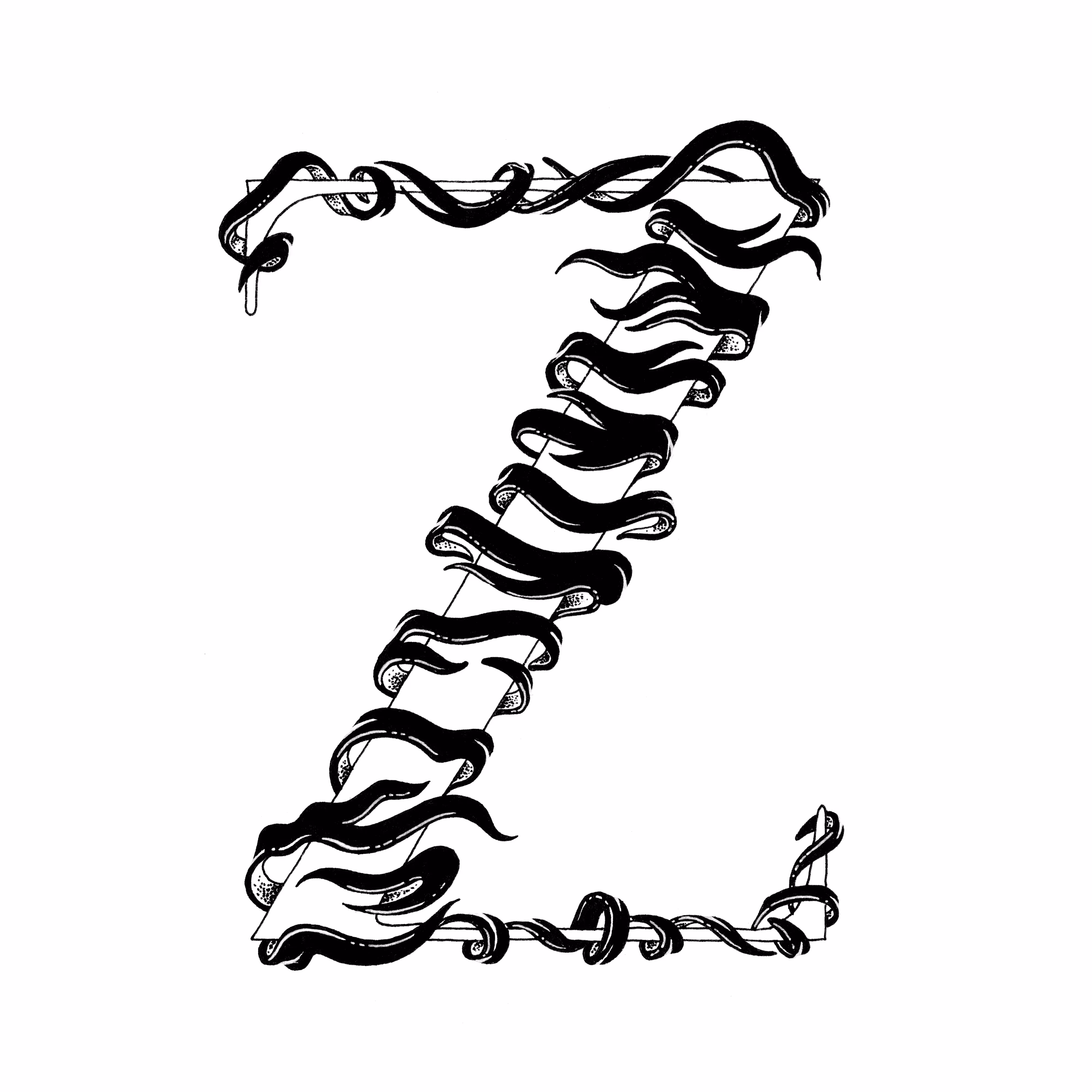 Z (Zebra Stripes) - 36 Days of Patterns
