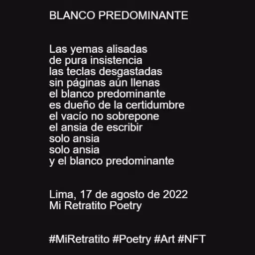 BLANCO PREDOMINANTE
...