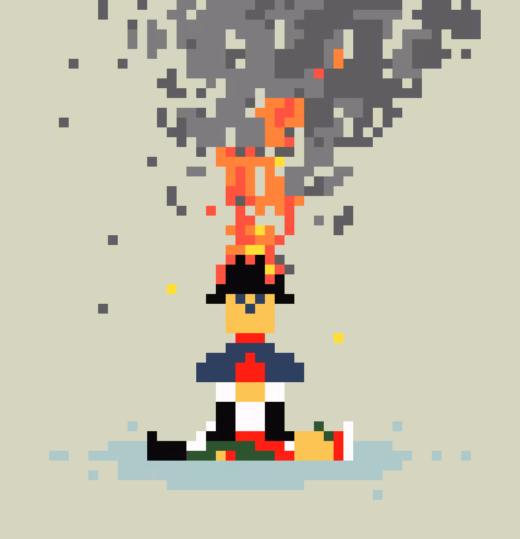 head on fire