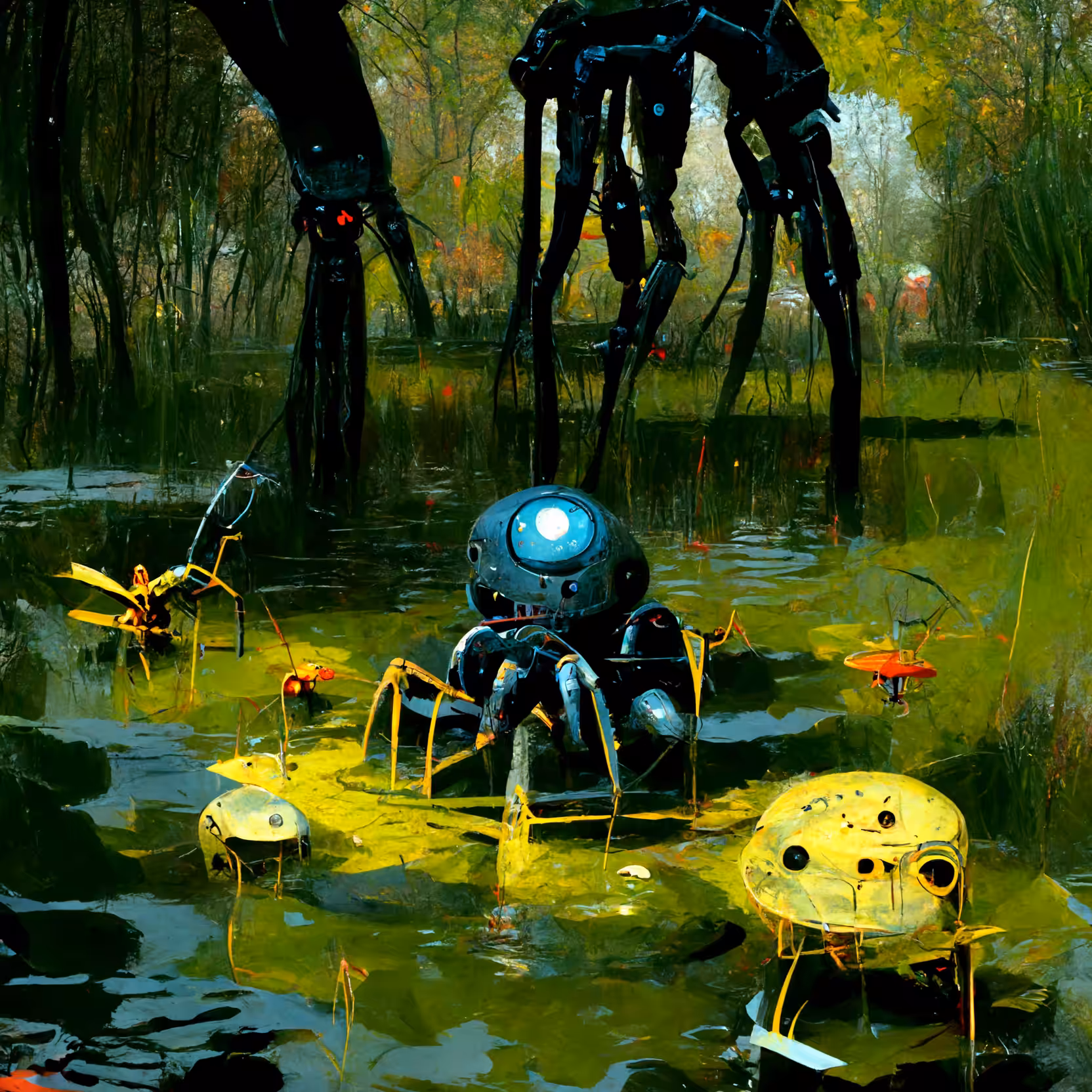 spiderbot pond - 4