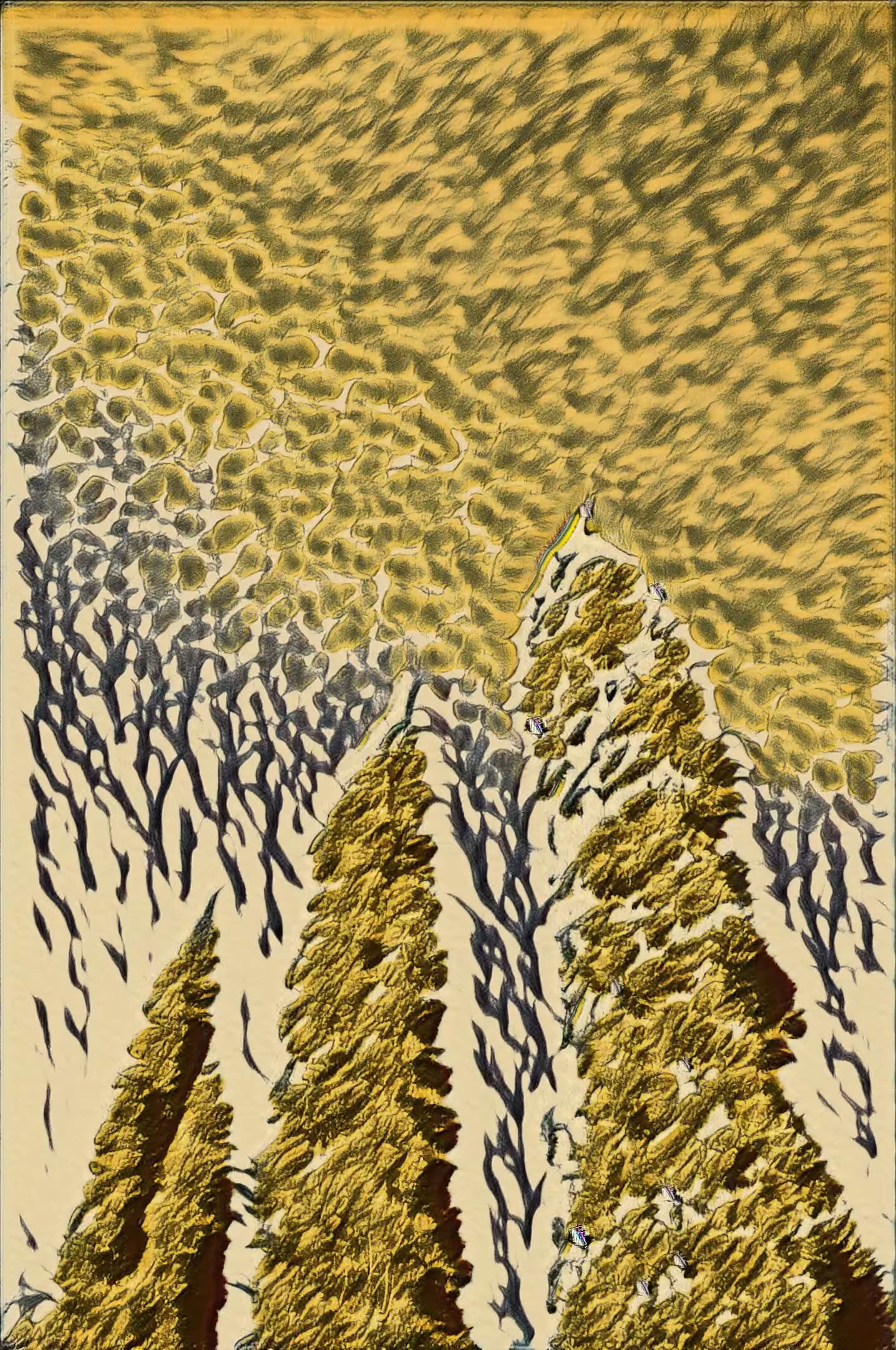 THREE PILLARS AT DAY