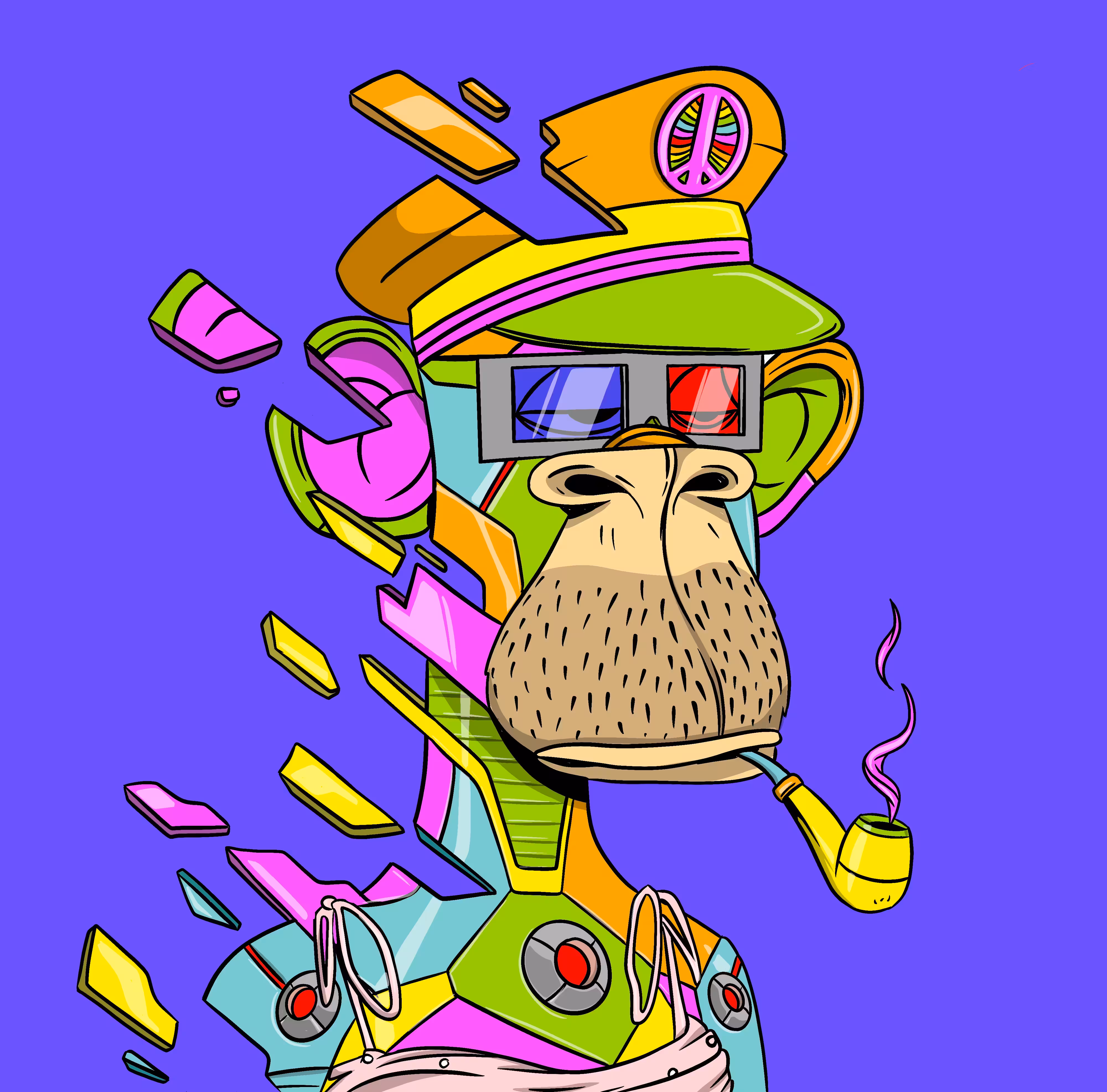 Bored ape remix #4810 - 1/1 Edition