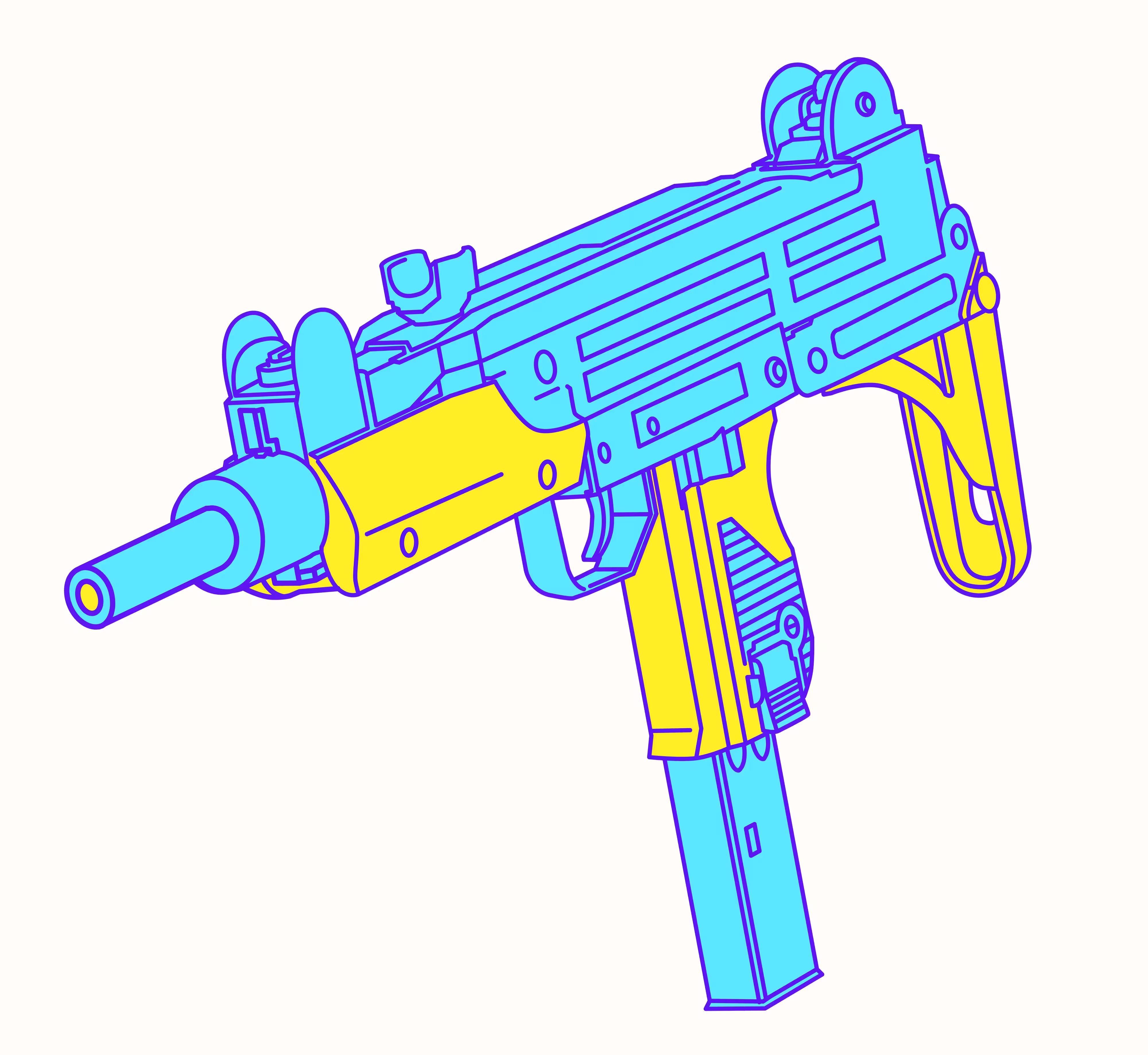 Krypto Gun - Uzi - Electricblast 1/1