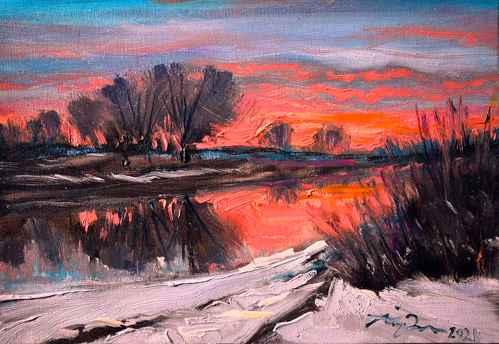 The heat of the sun in winter
