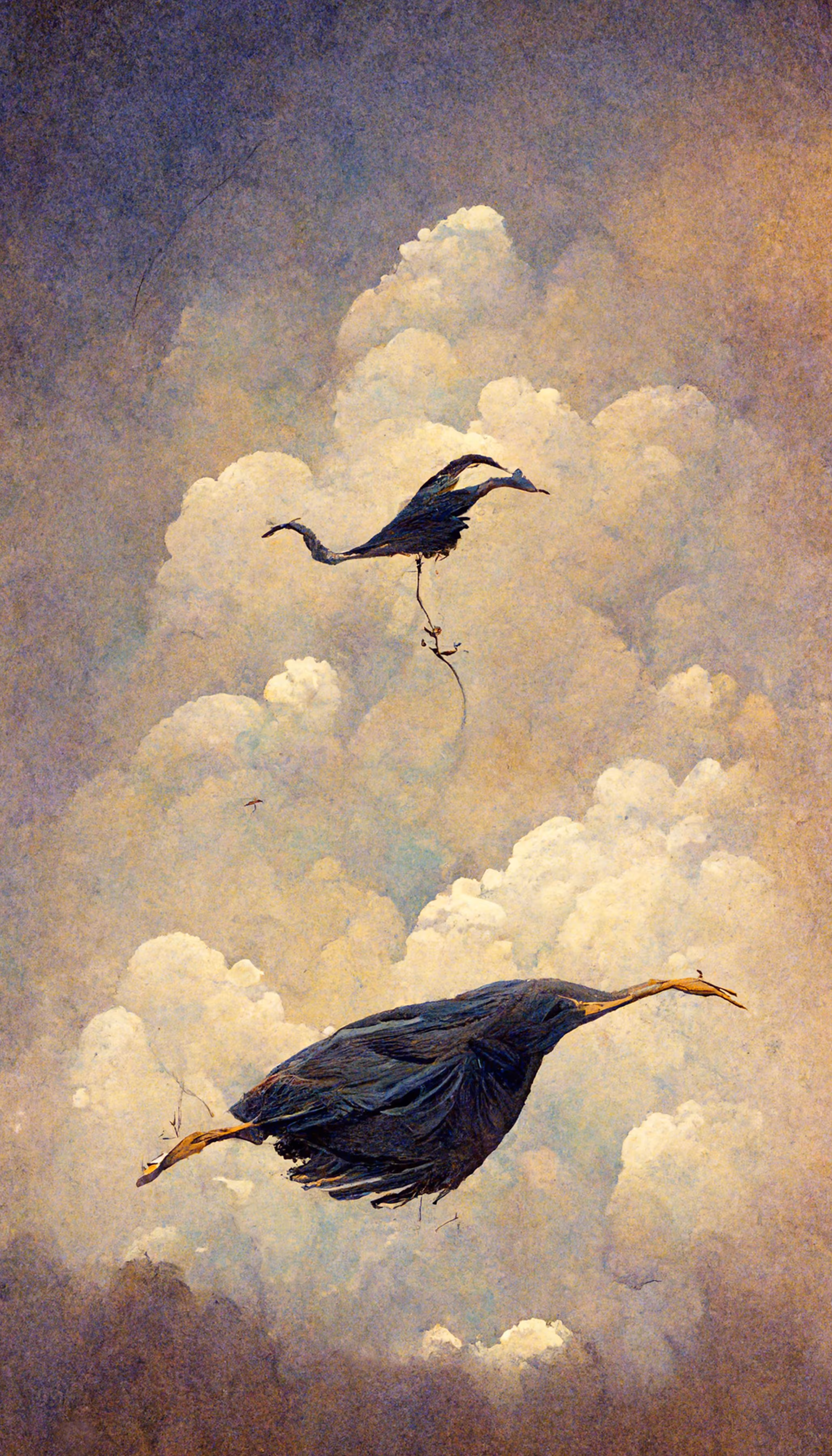 Cranes in Flight