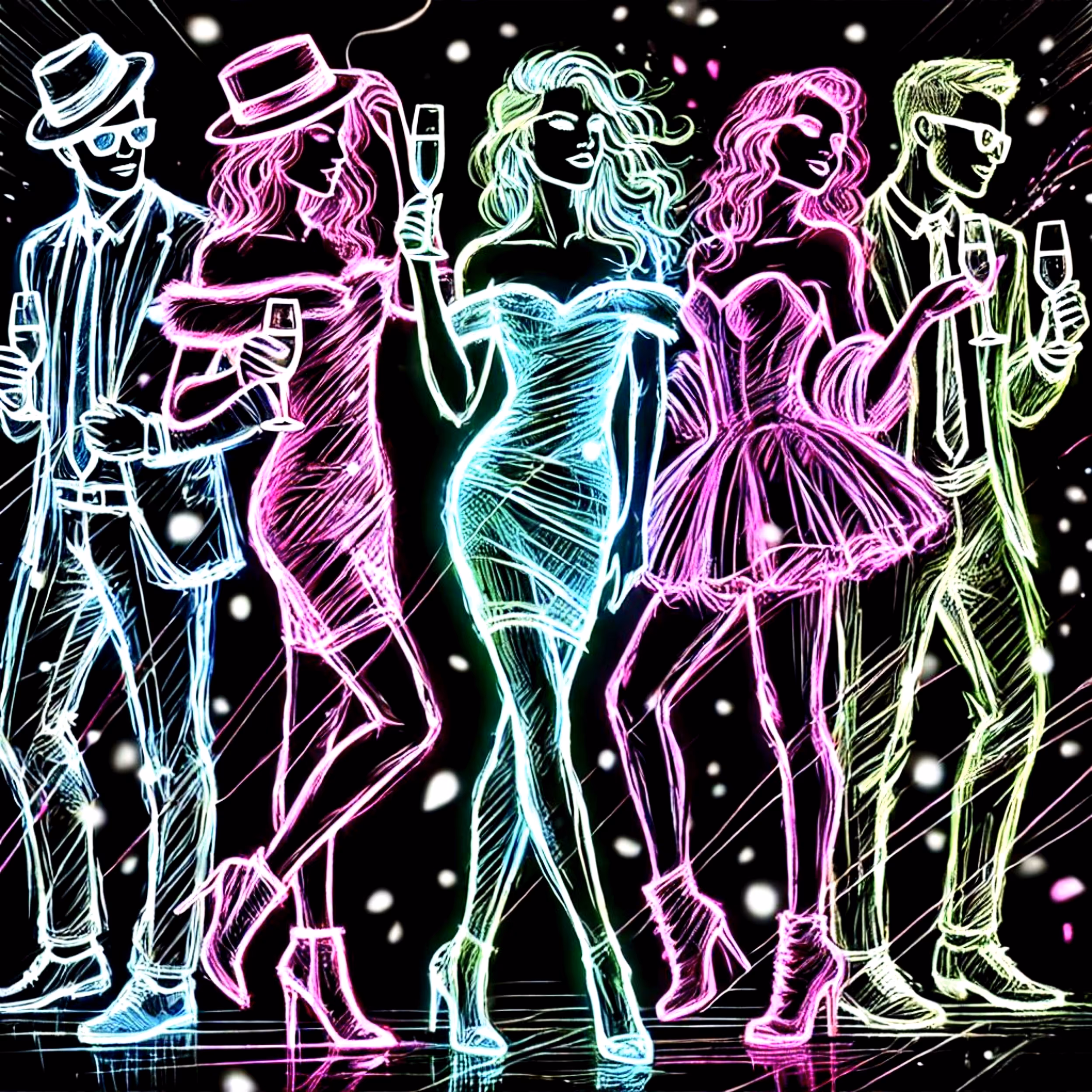 Neon Nights, Dancing Bright