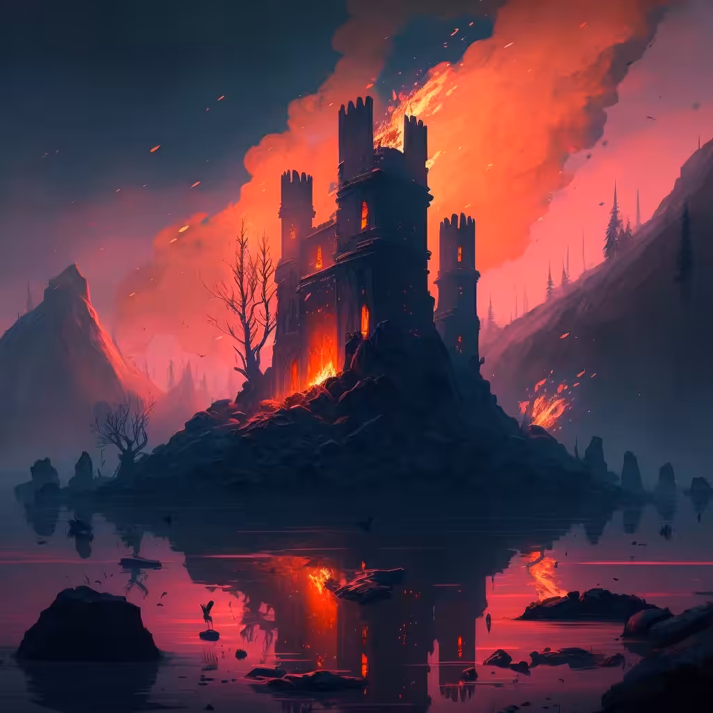 In the lands: castle party