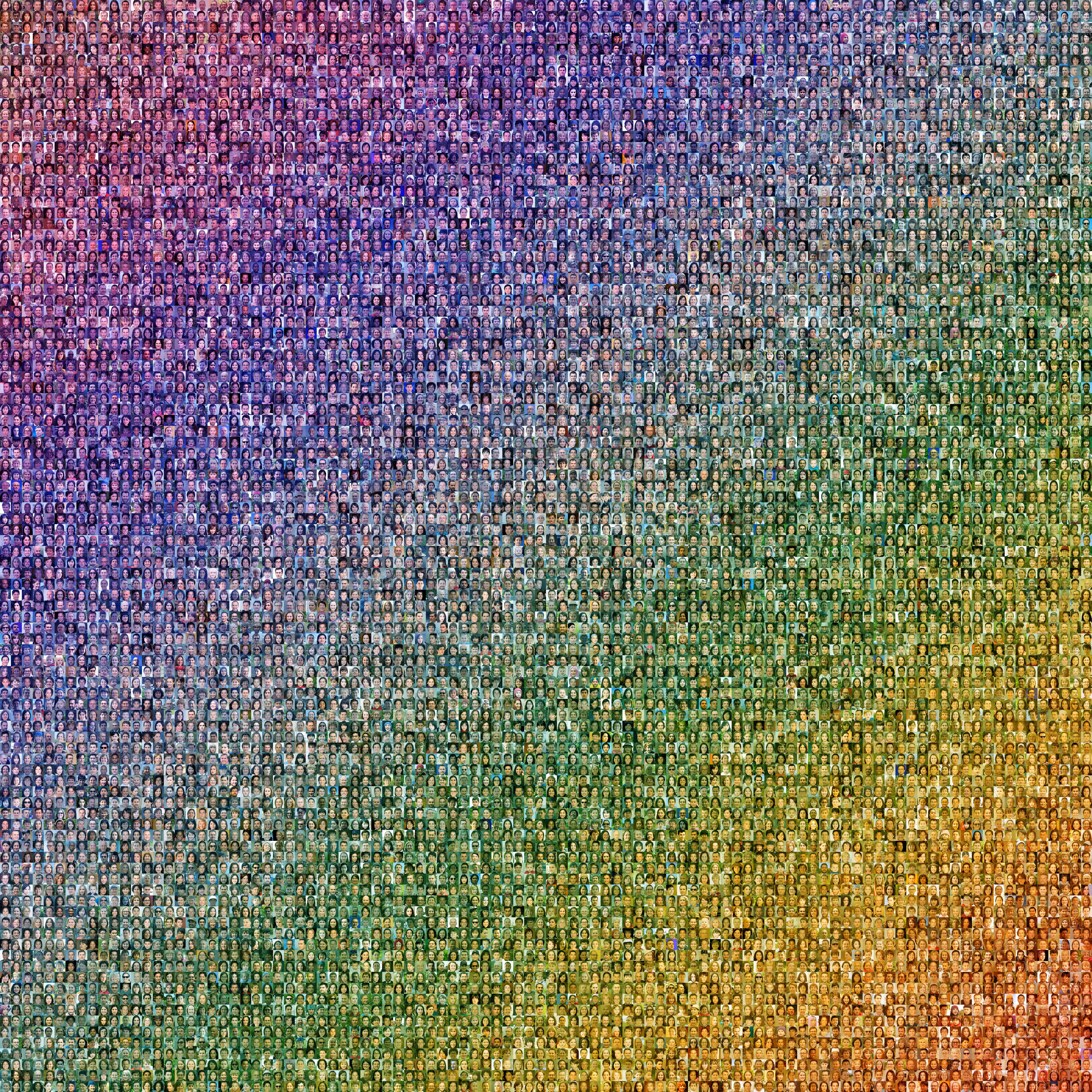 10,000 fake persons in the peace (by machine & Ai)