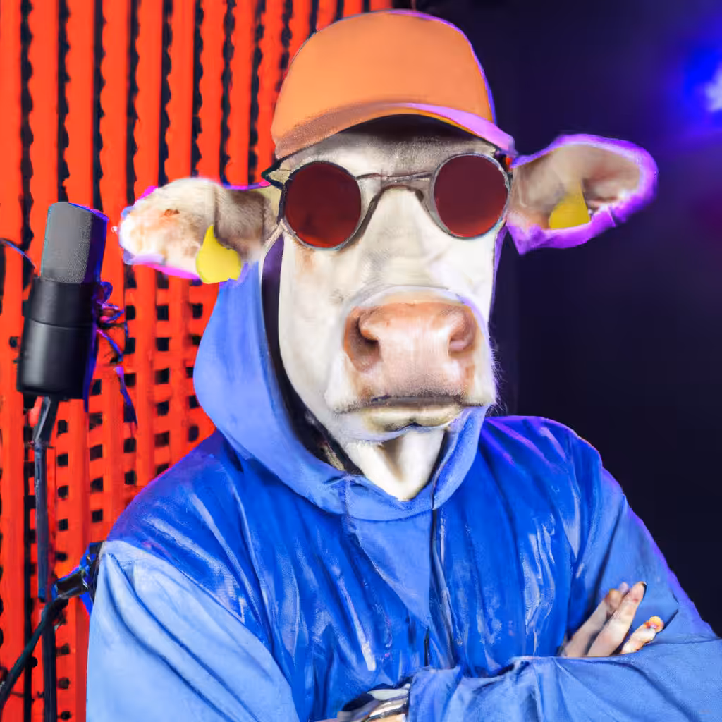 Psychedelic Art: Cow